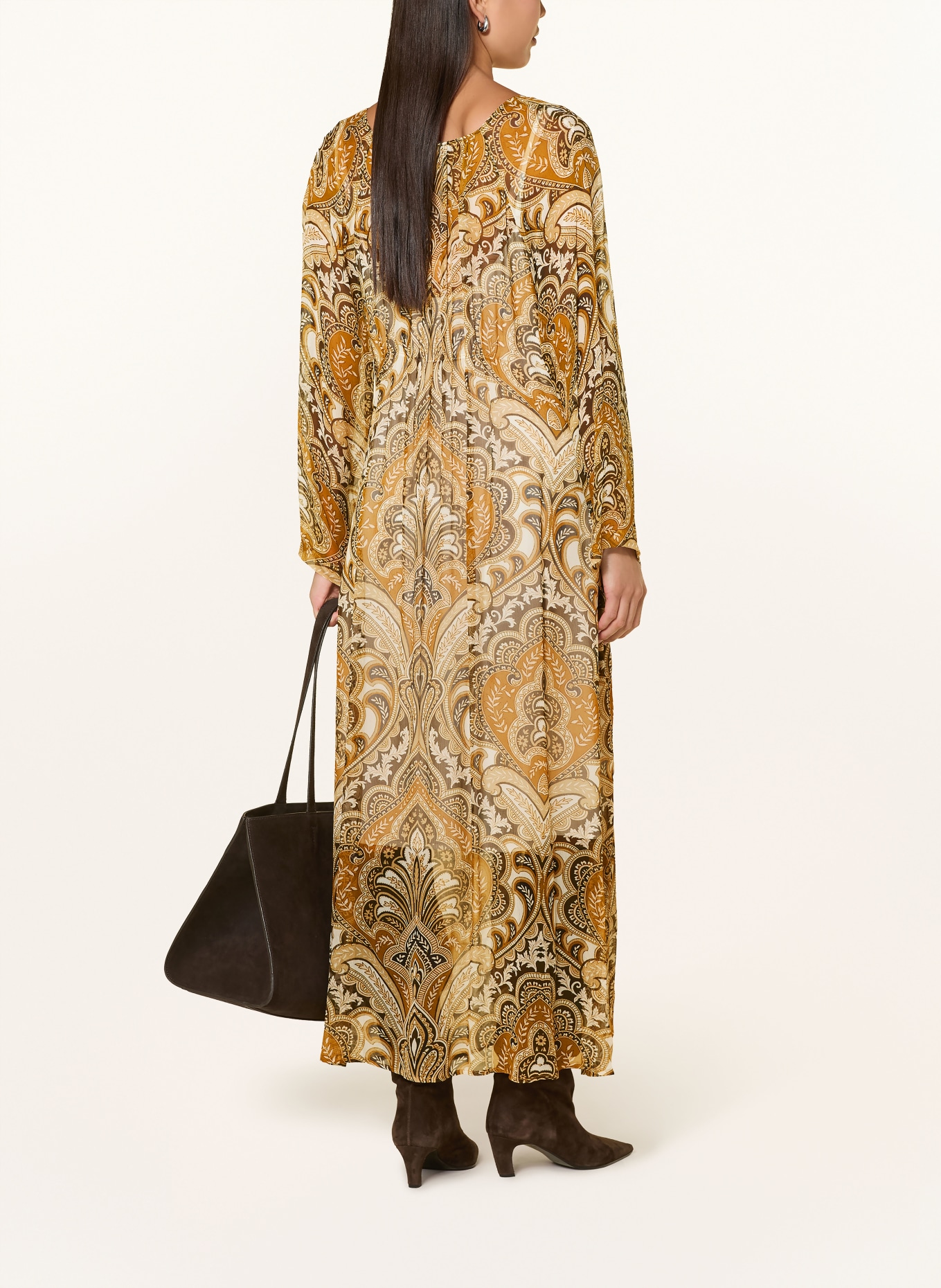 Grace VENICE Dress: LIGHT BROWN / CAMEL / DARK BROWN