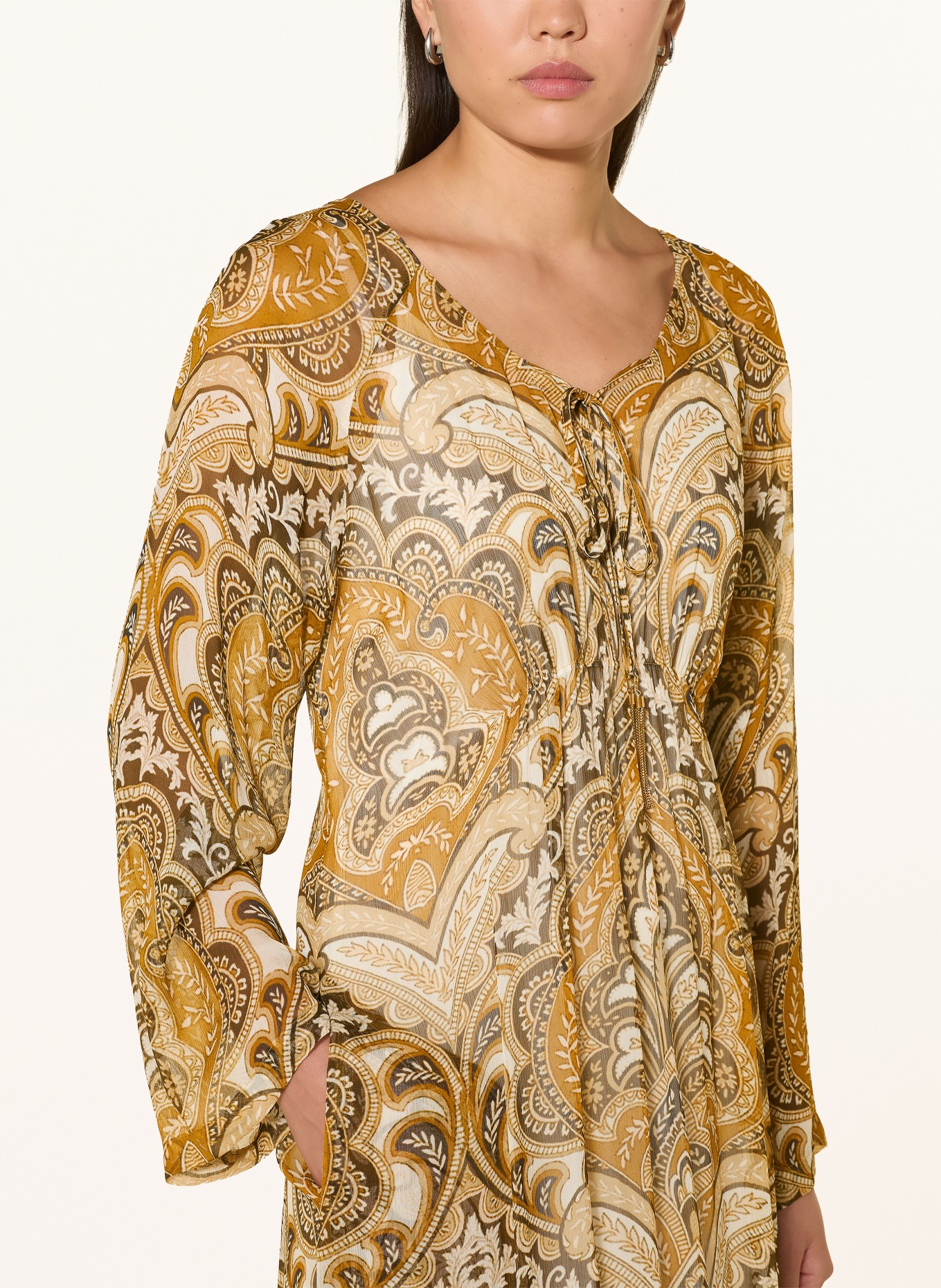 Grace VENICE Dress: LIGHT BROWN / CAMEL / DARK BROWN