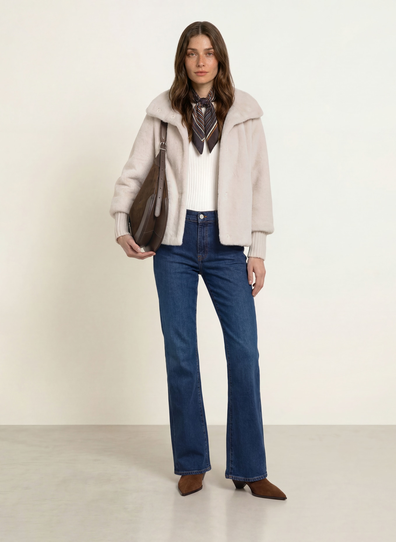 lilienfels Faux Fur Jacket: CREAM