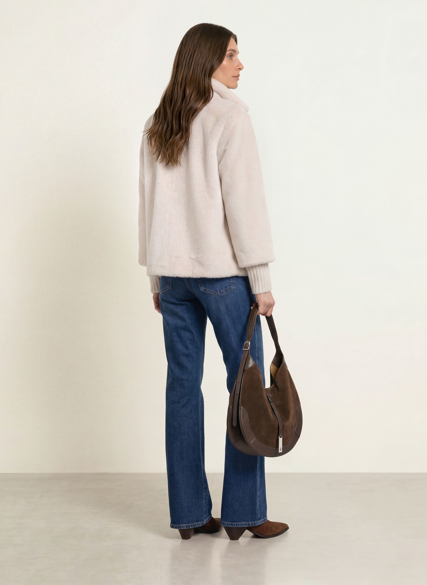 lilienfels Faux Fur Jacket: CREAM