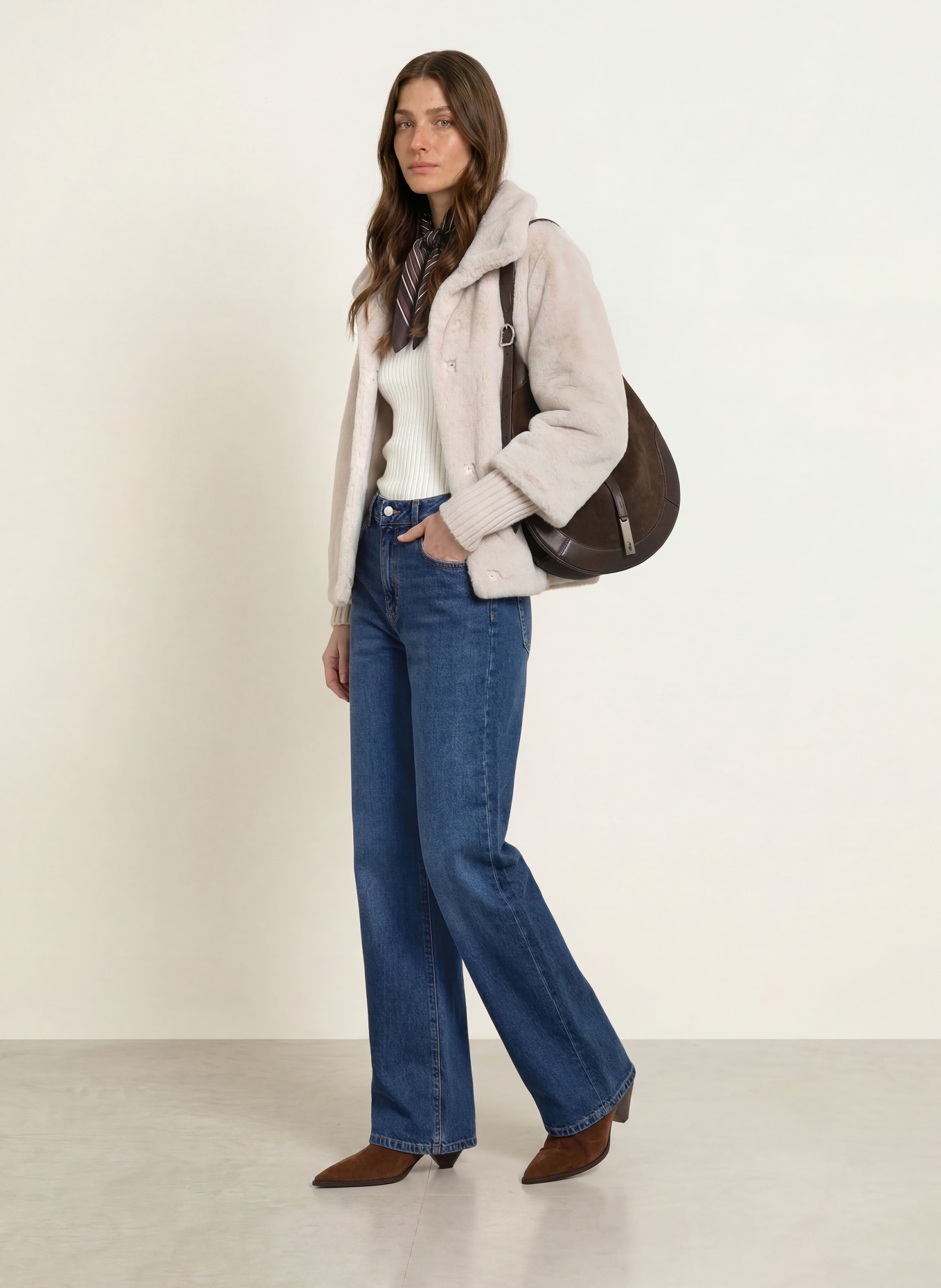 lilienfels Faux Fur Jacket: CREAM