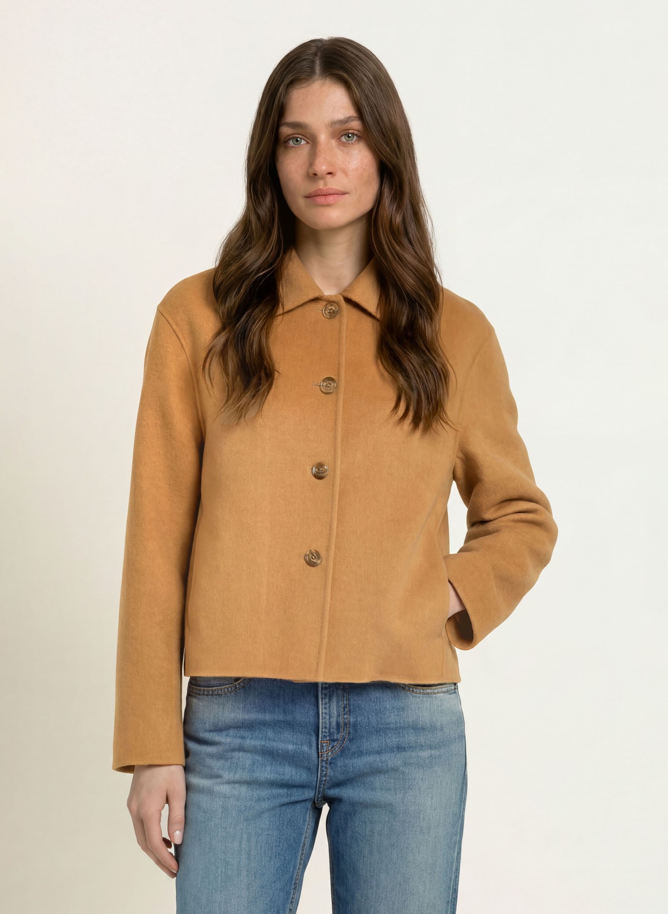 lilienfels Kastenjacke: CAMEL