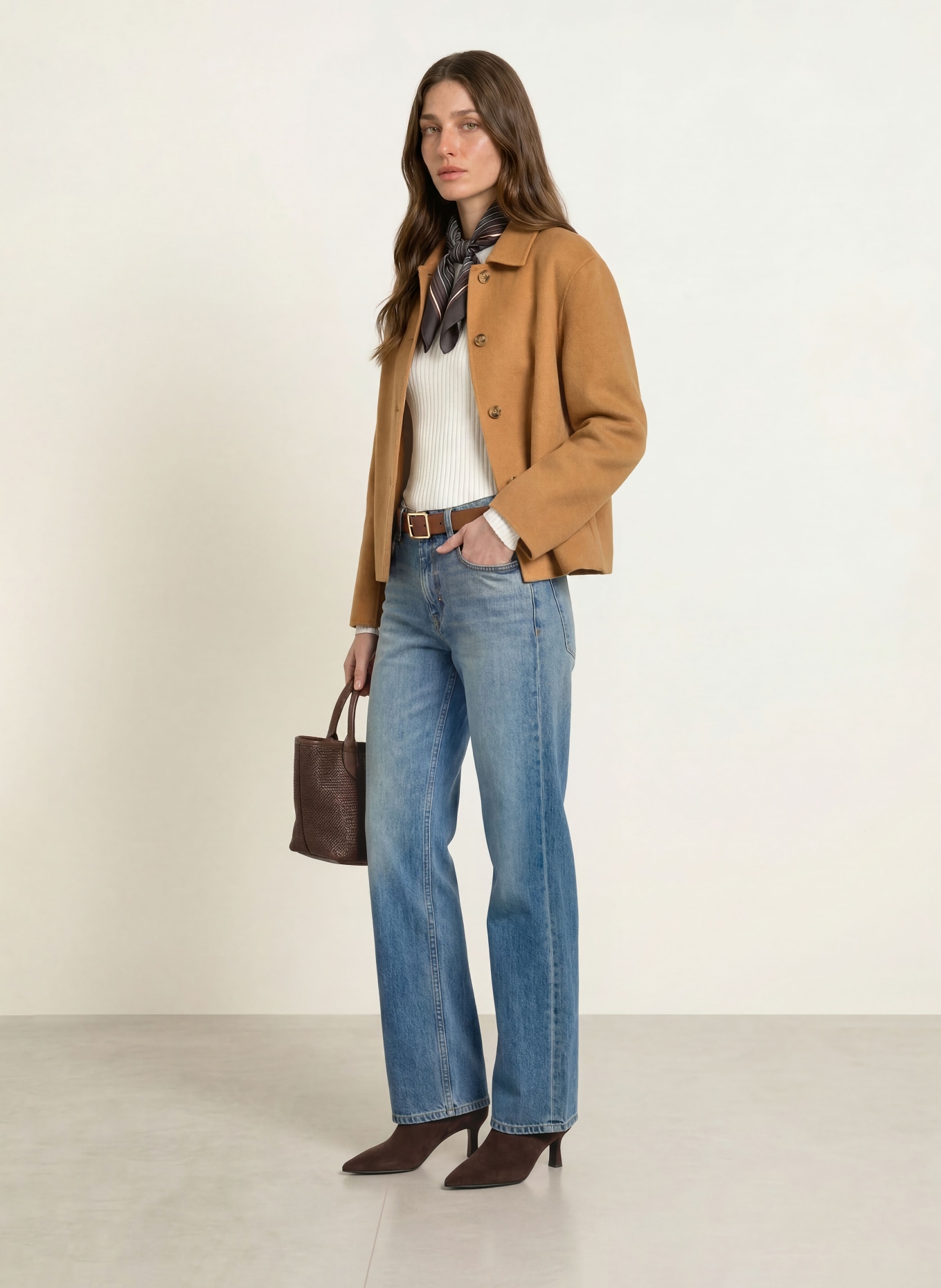 lilienfels Kastenjacke: CAMEL