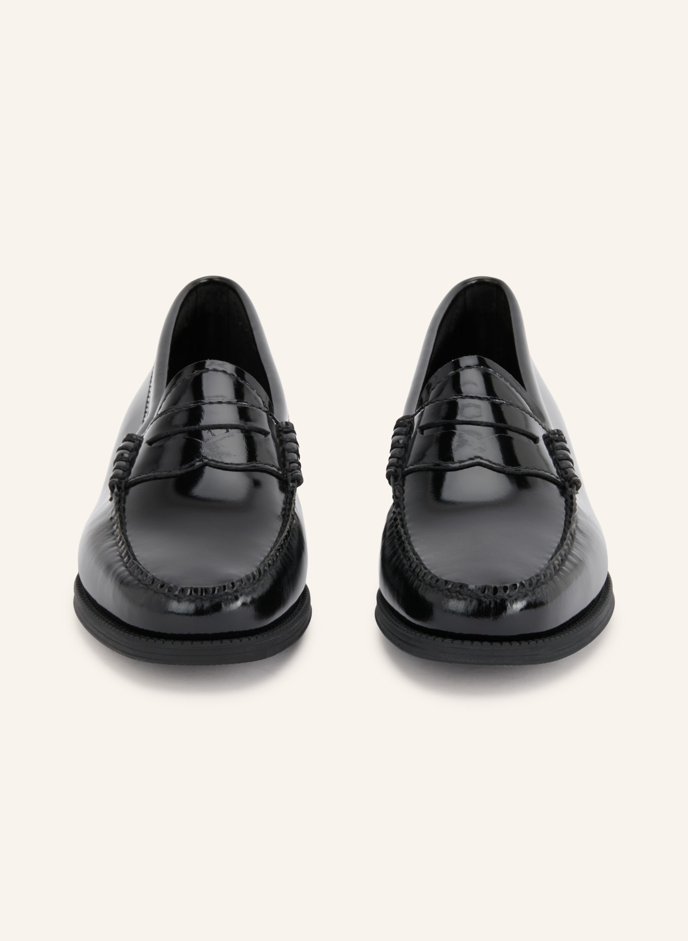 G.H.Bass Lakleren loafers EASY WEEJUN: ZWART