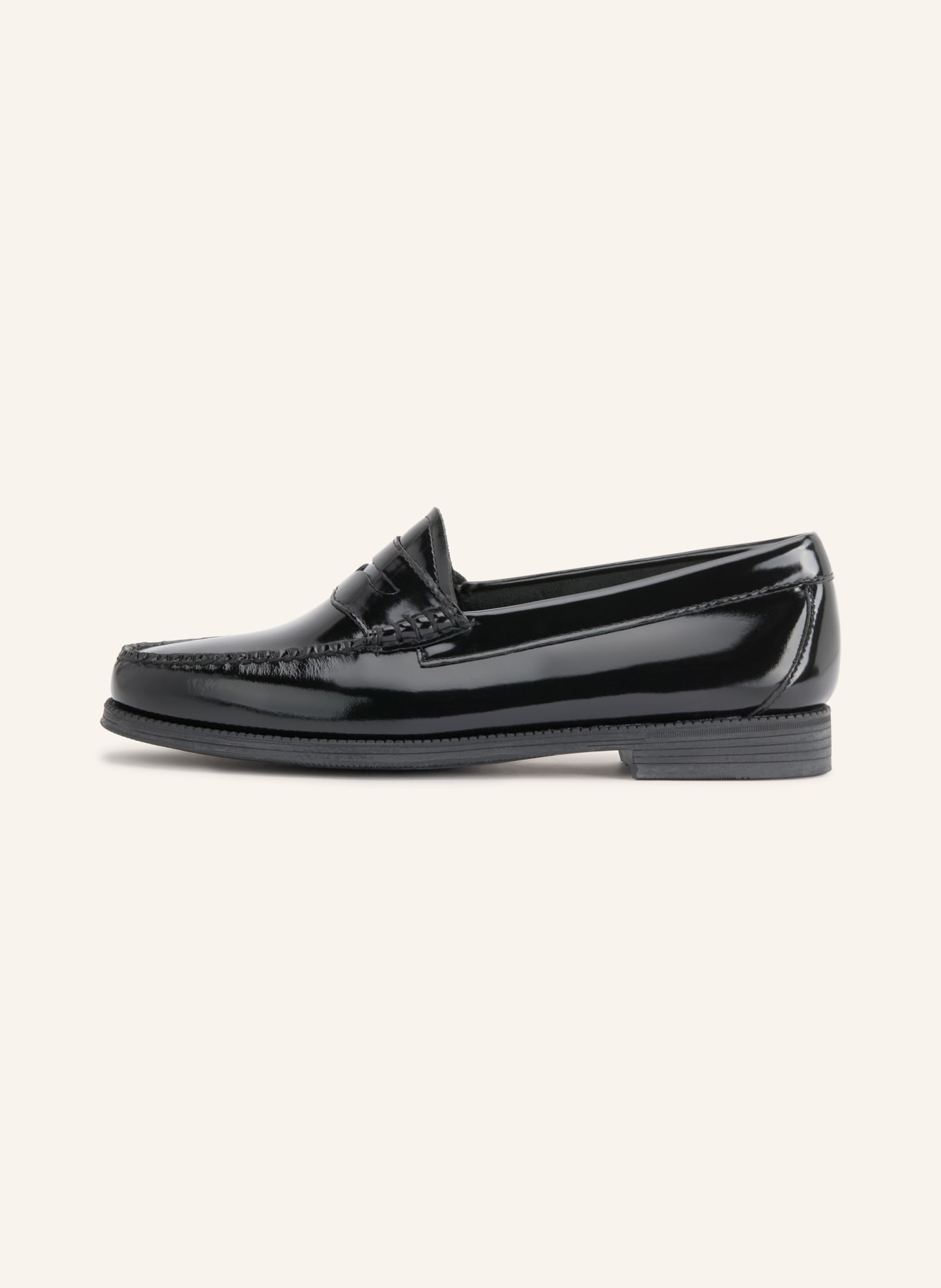 G.H.Bass Lakleren loafers EASY WEEJUN: ZWART