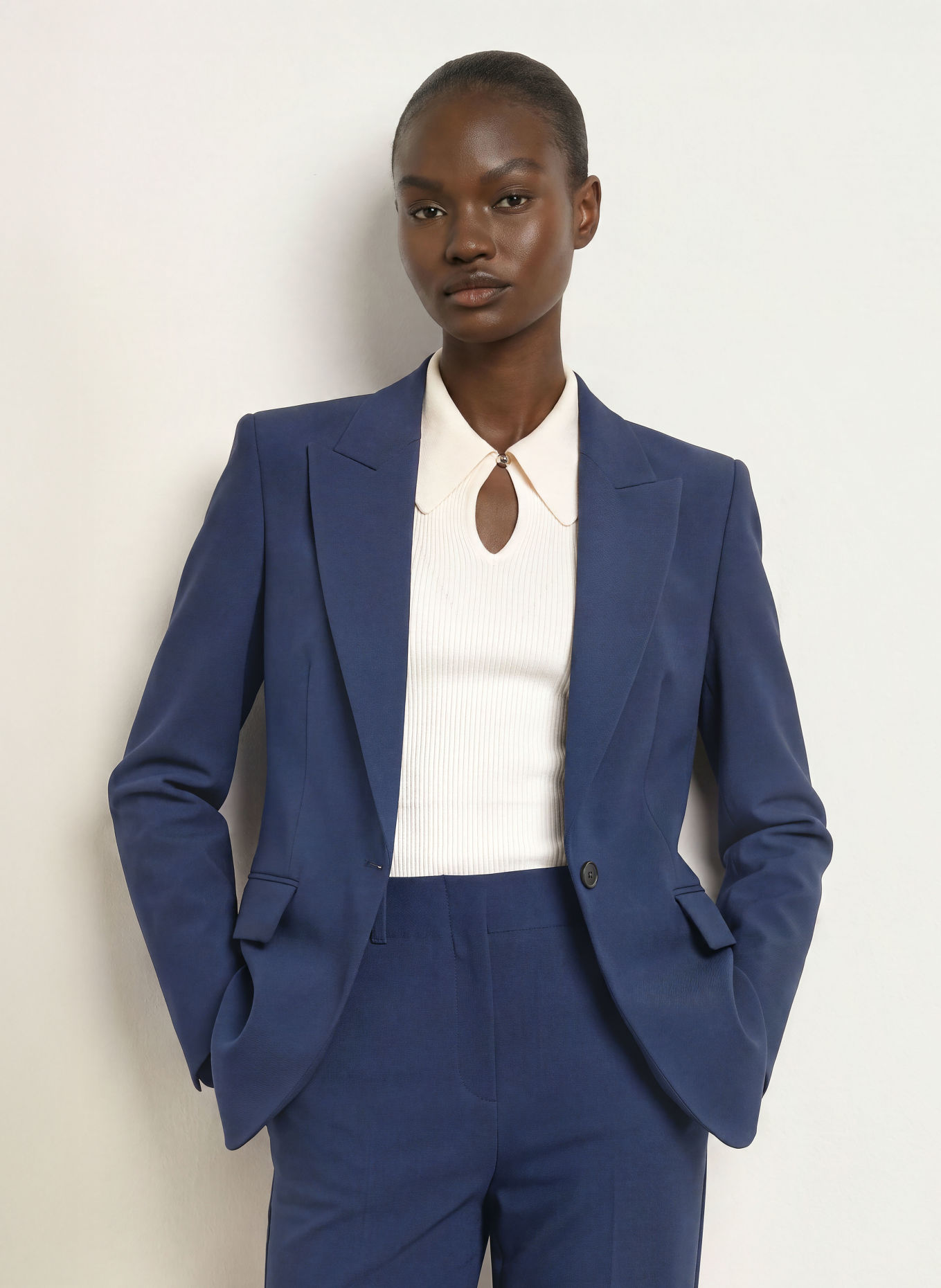 HUGO Blazer ANTEGA: DONKERBLAUW
