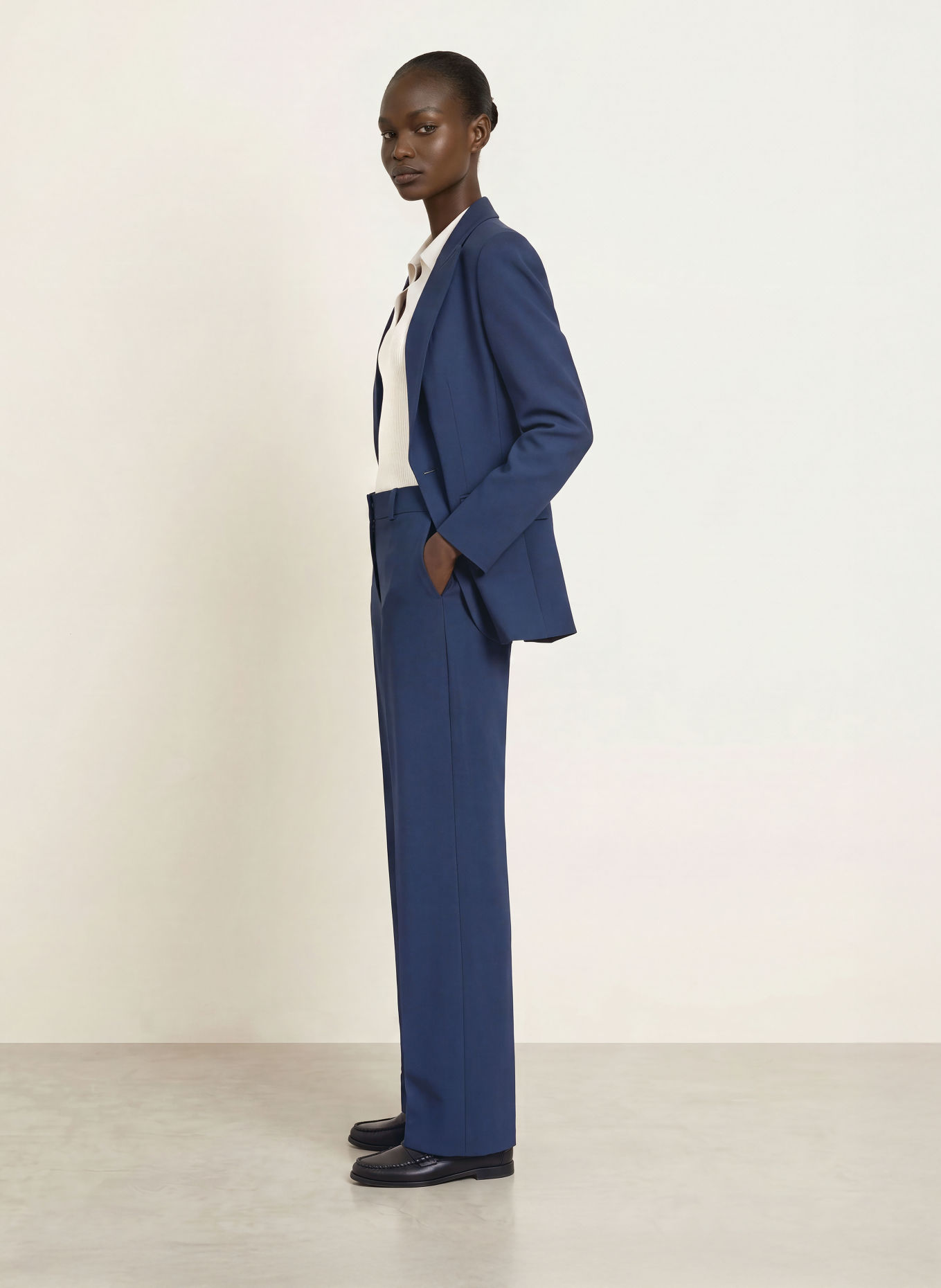 HUGO Blazer ANTEGA: DONKERBLAUW