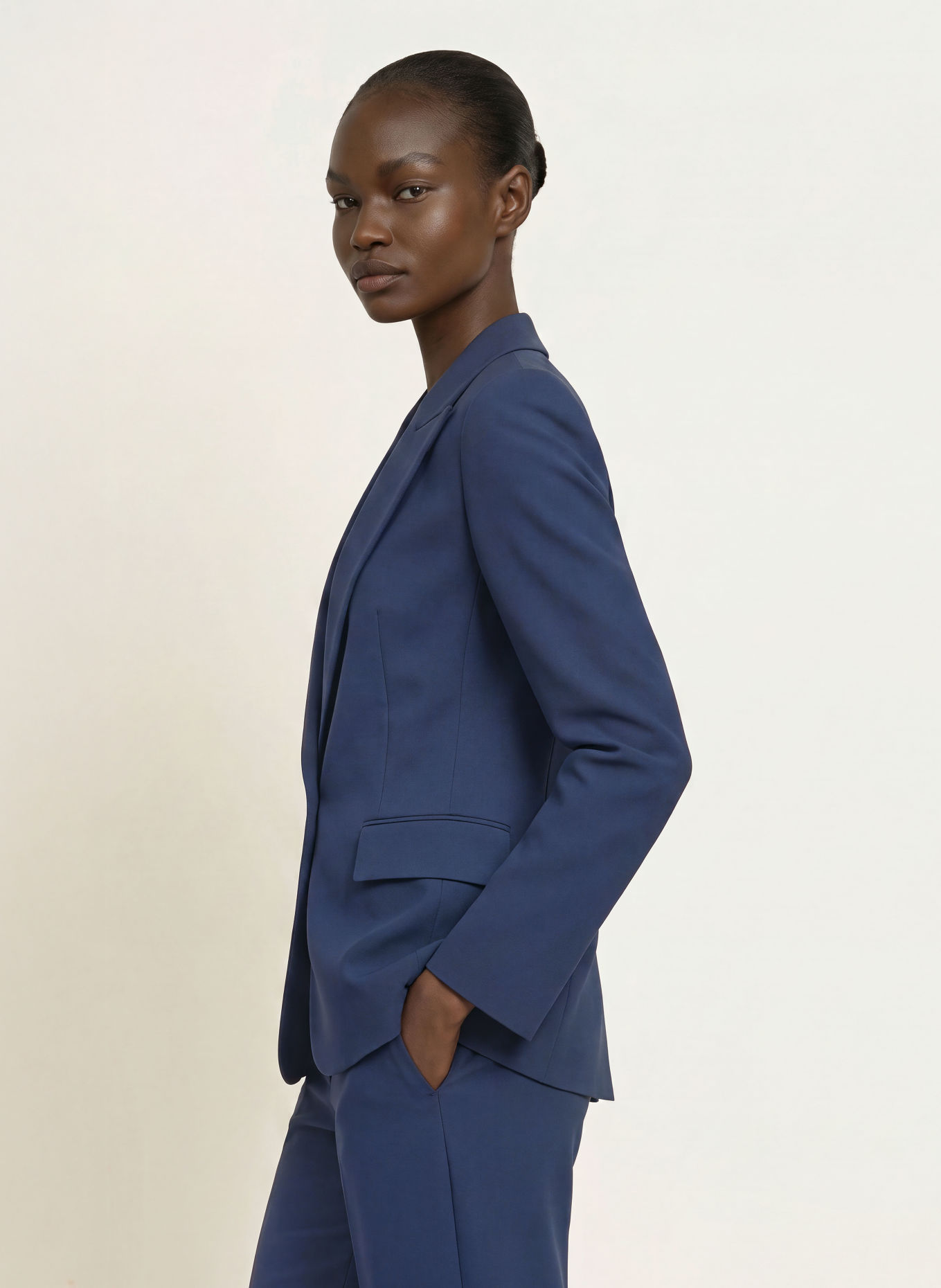 HUGO Blazer ANTEGA: DONKERBLAUW