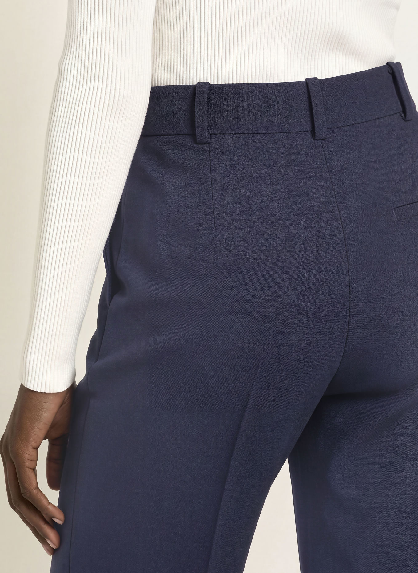 HUGO HULANA Wide-leg trousers: DARK BLUE