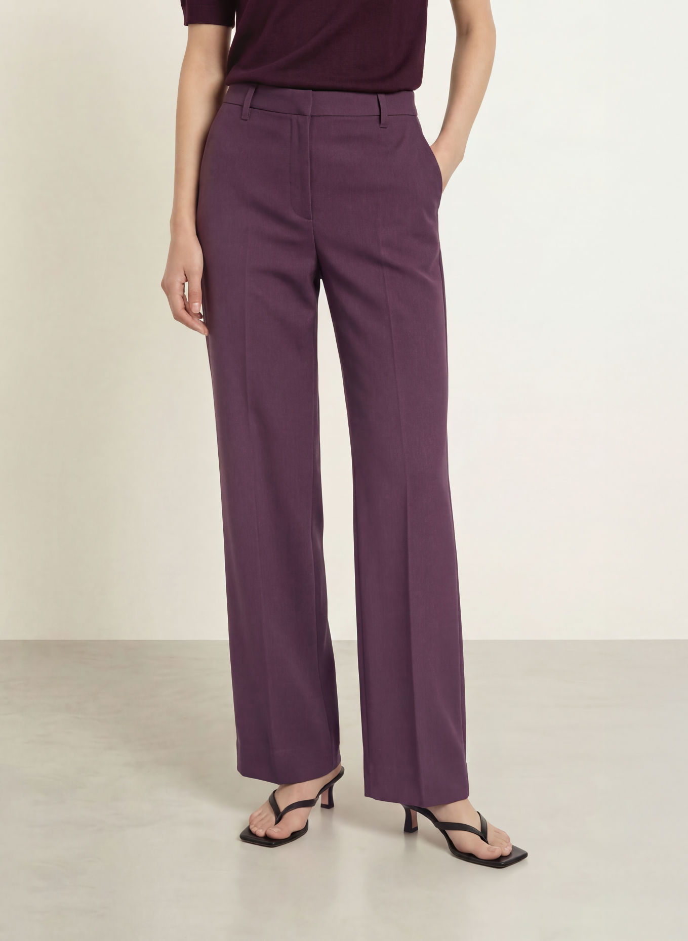CPH MUSE Marlenehose CMTAILOR: DUNKELLILA