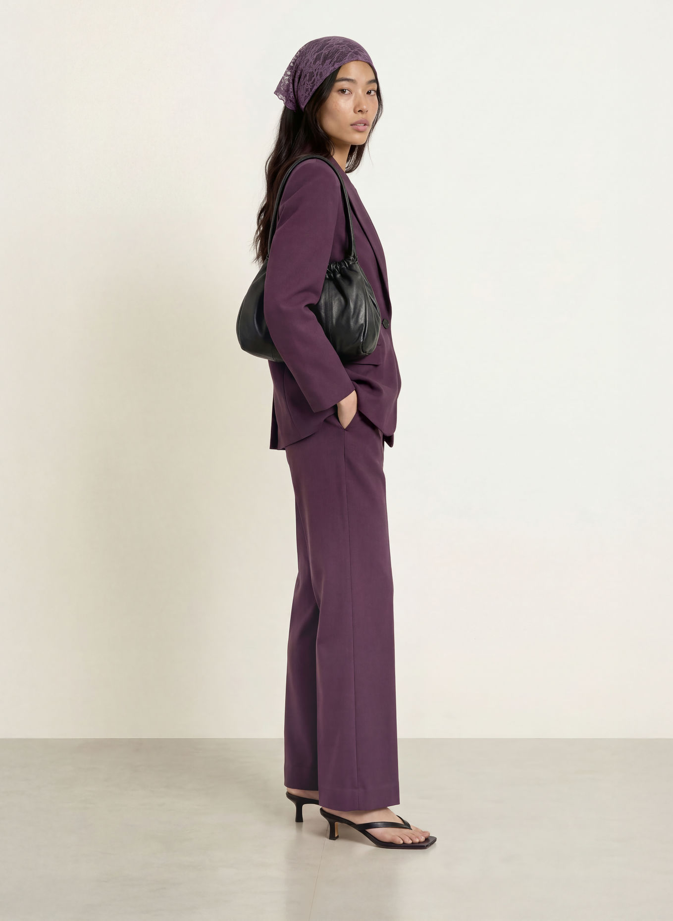 CPH MUSE Marlenehose CMTAILOR: DUNKELLILA