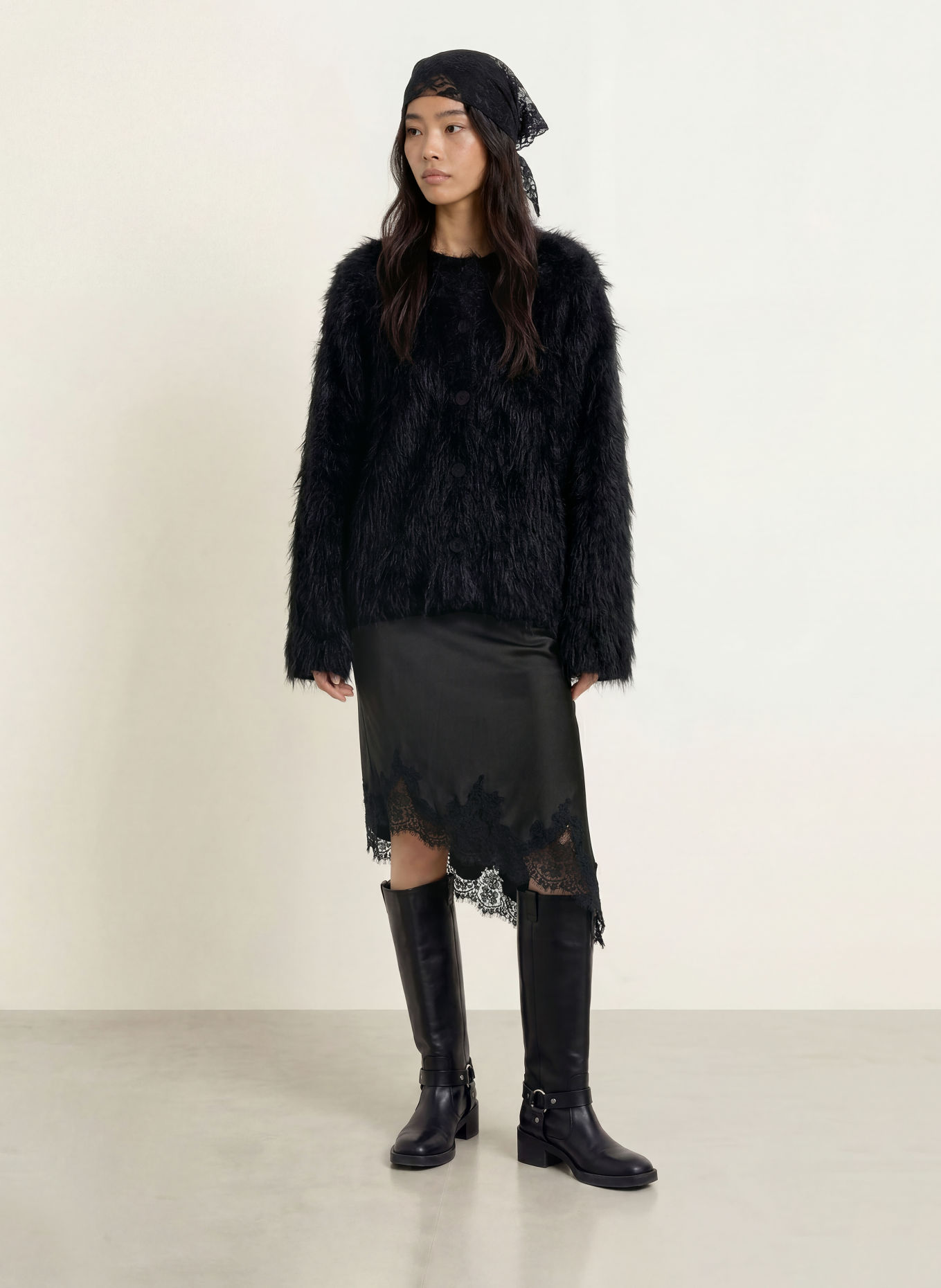 CPH MUSE Strickjacke CMULA: SCHWARZ