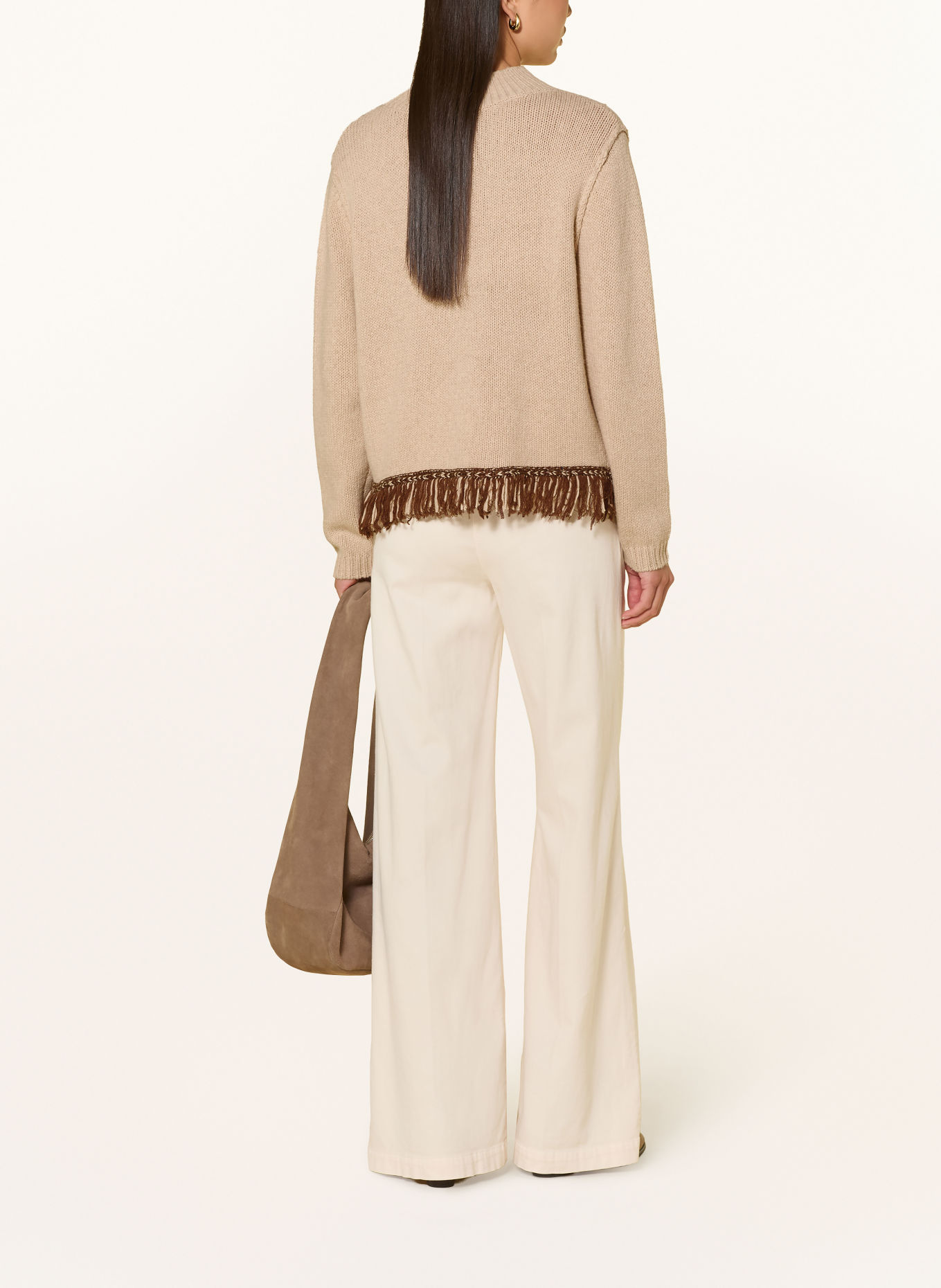 Grace Trui: BEIGE / MARRON FONCÉ