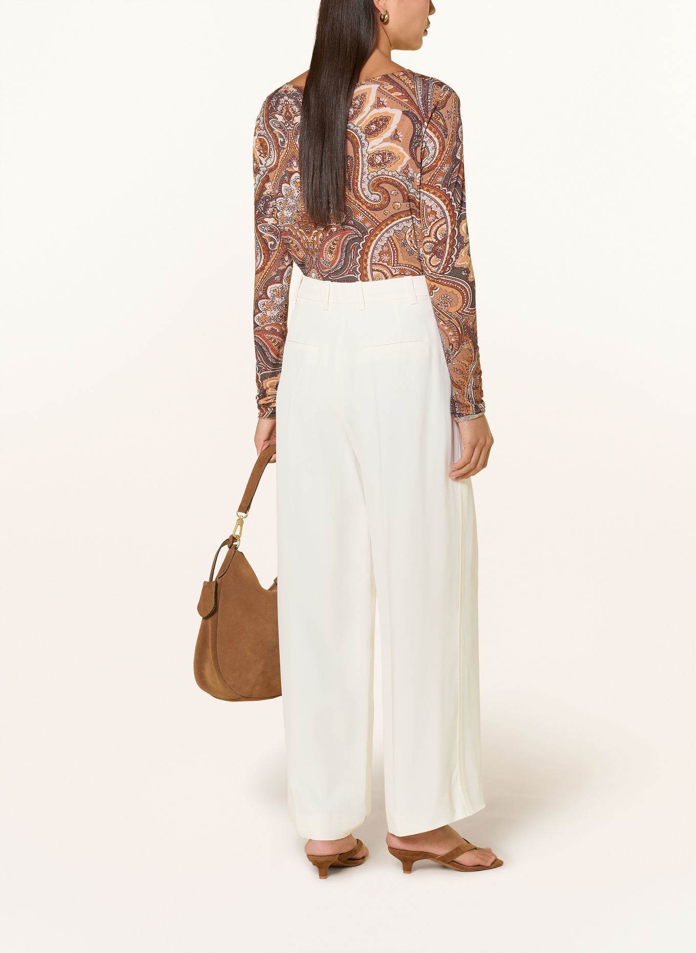 Grace Longsleeve VENICE: BRUIN / LICHTBRUIN / GRIJS