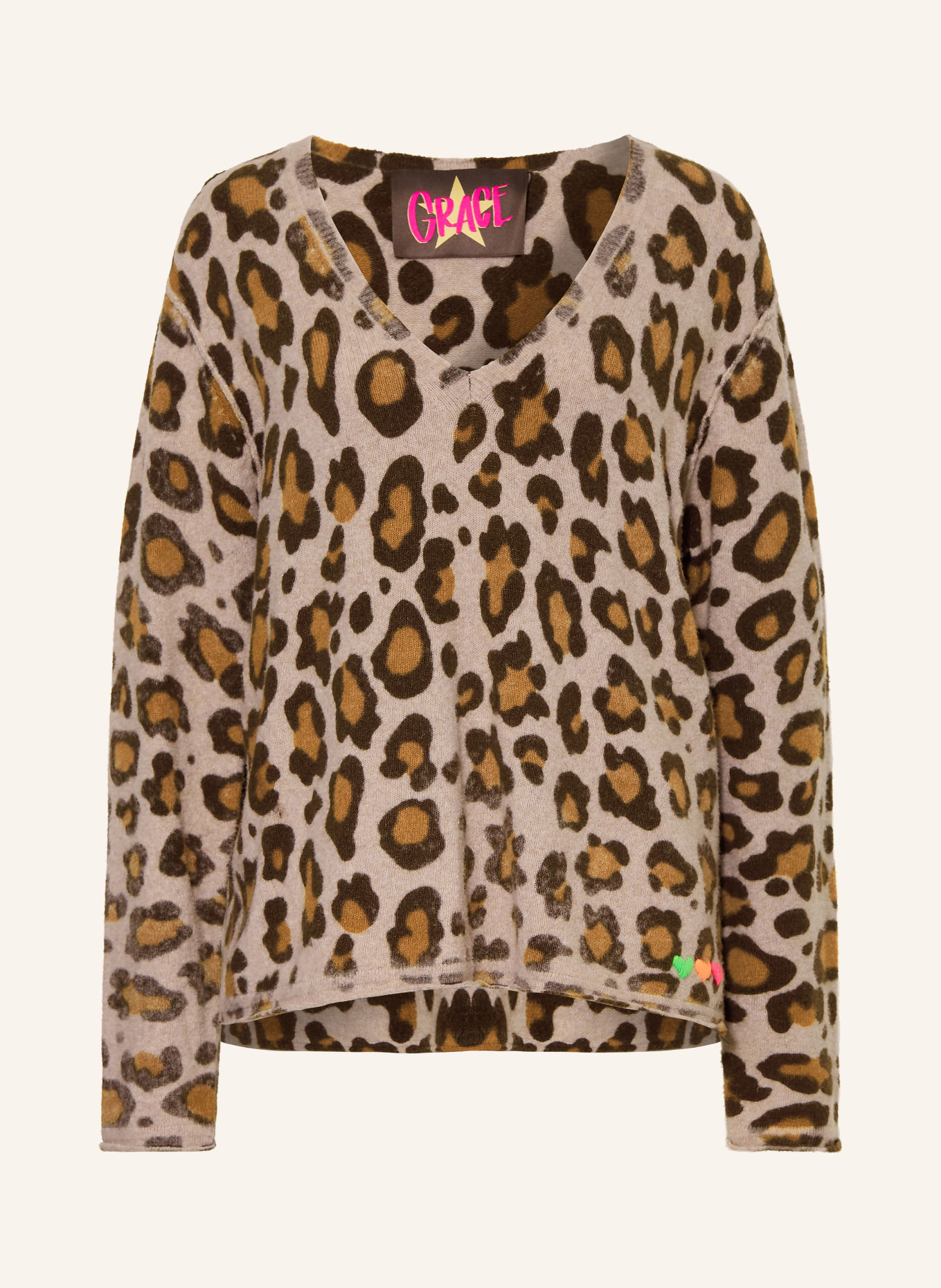 Grace Trui: BEIGE / MARRON FONCÉ / BRUIN