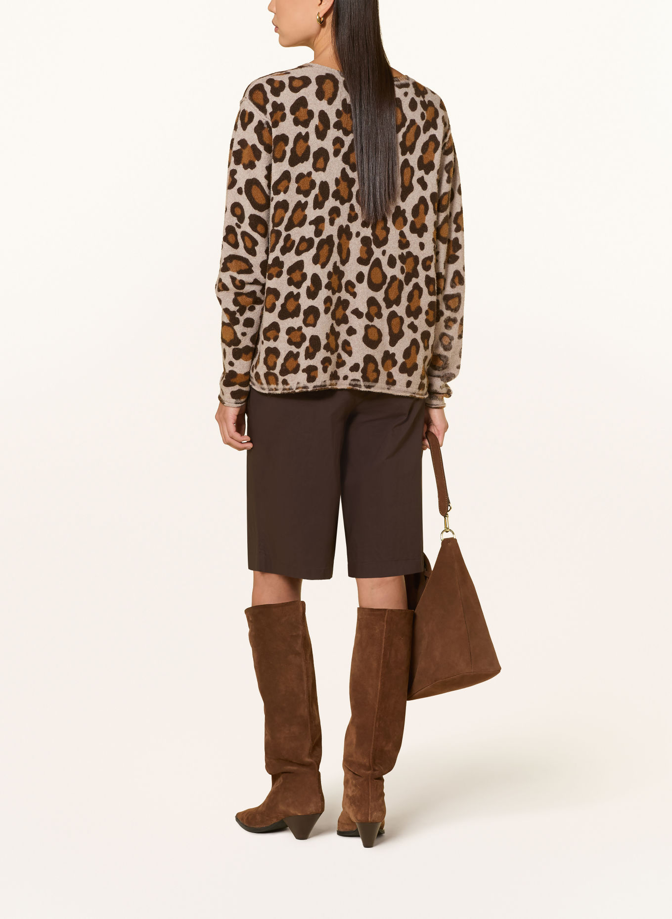 Grace Trui: BEIGE / MARRON FONCÉ / BRUIN