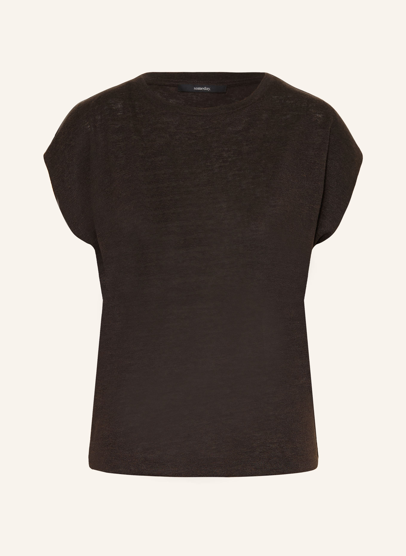 someday KELUCIA T-shirt: DARK BROWN