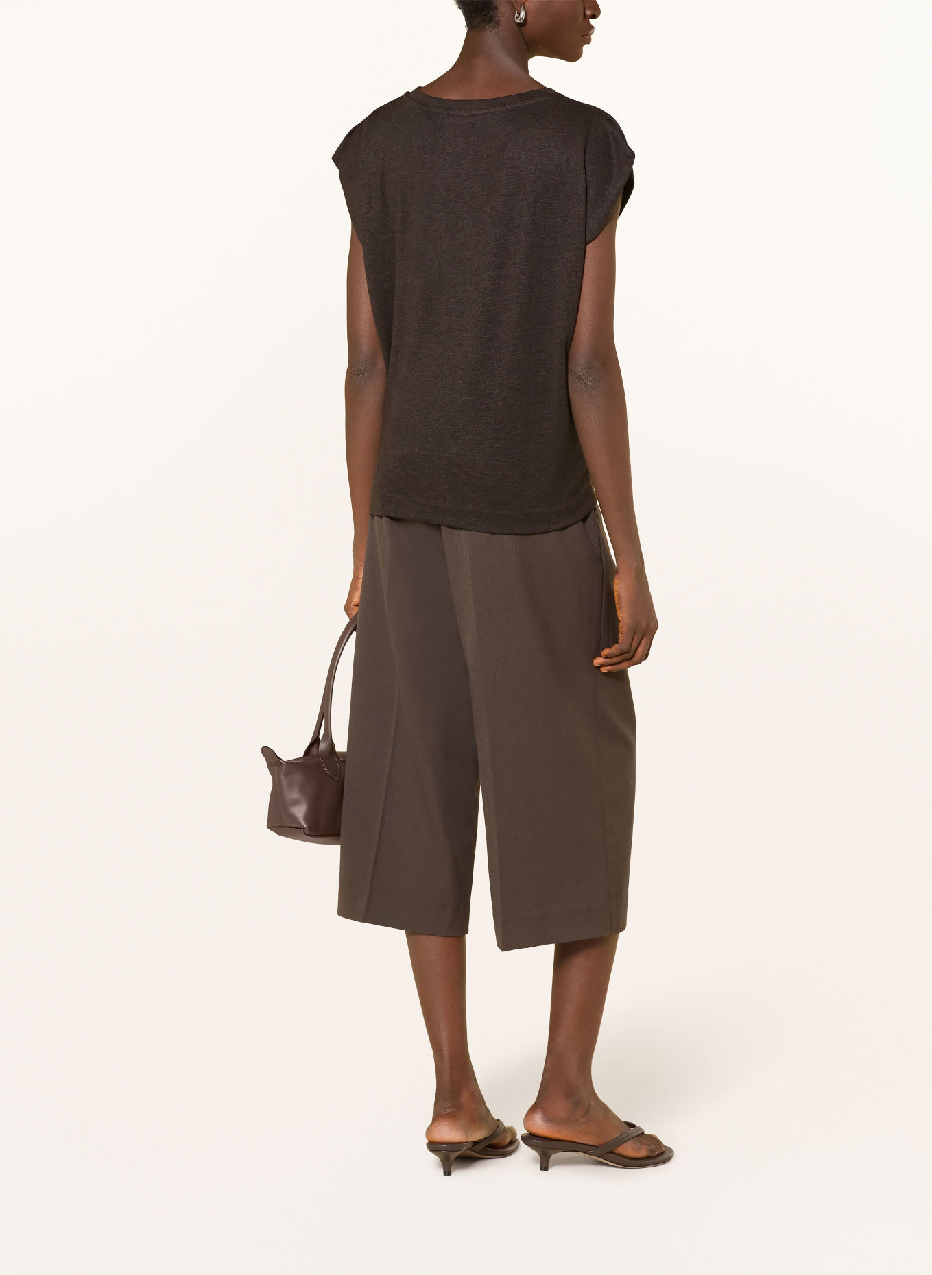 someday KELUCIA T-shirt: DARK BROWN