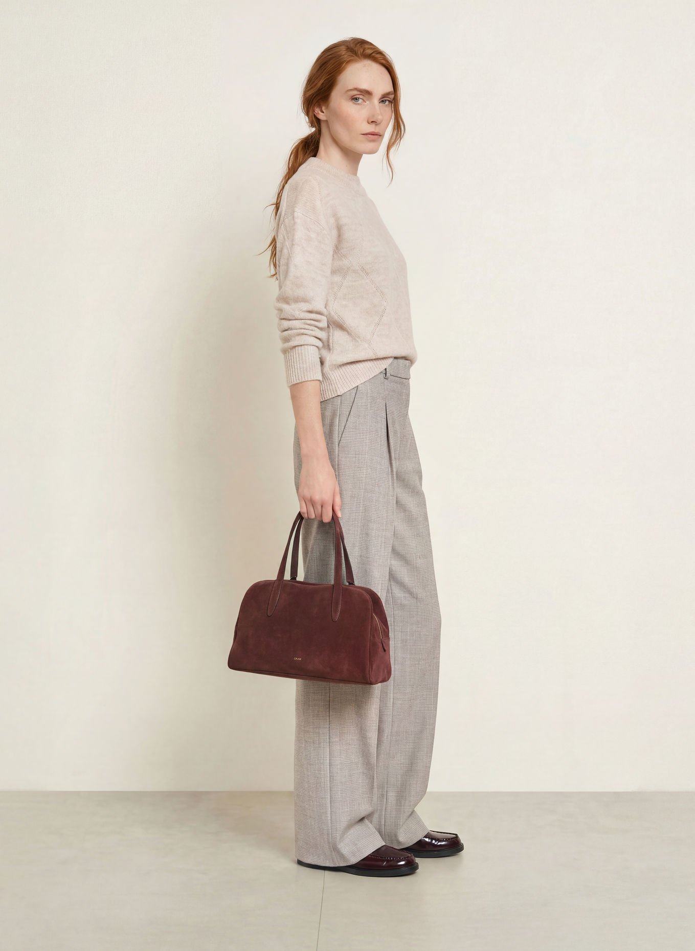 s.Oliver BLACK LABEL Pullover mit Pailletten und Glitzergarn: CREME