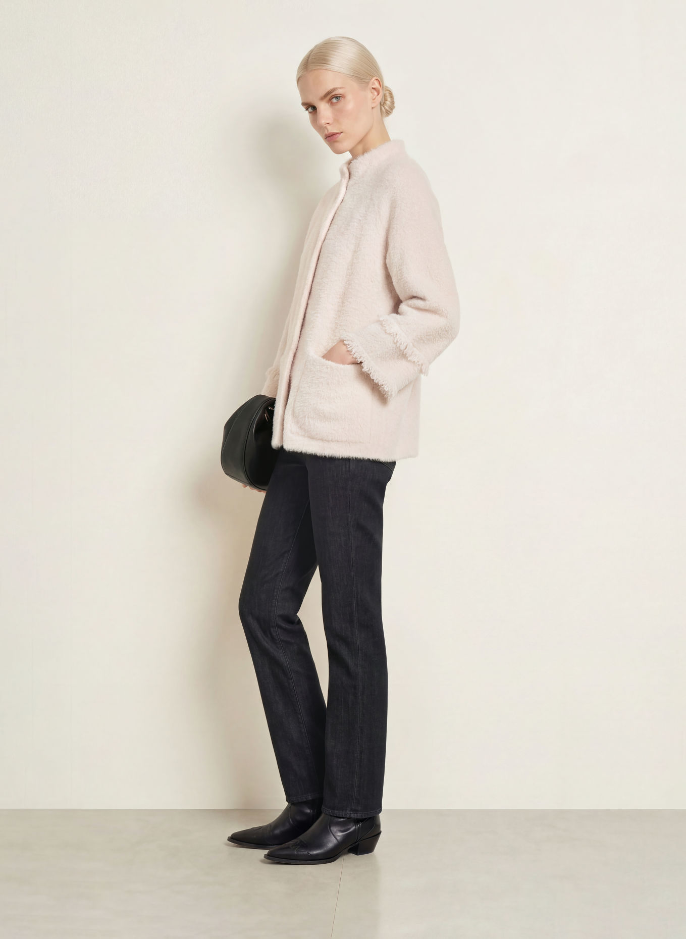s.Oliver BLACK LABEL Strickjacke: CREME