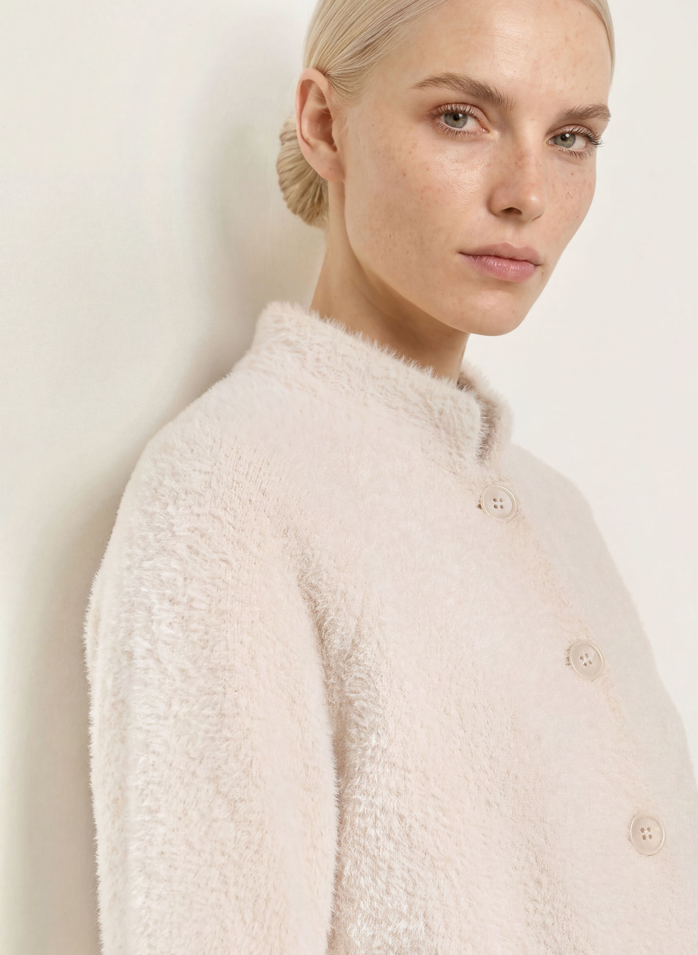 s.Oliver BLACK LABEL Strickjacke: CREME