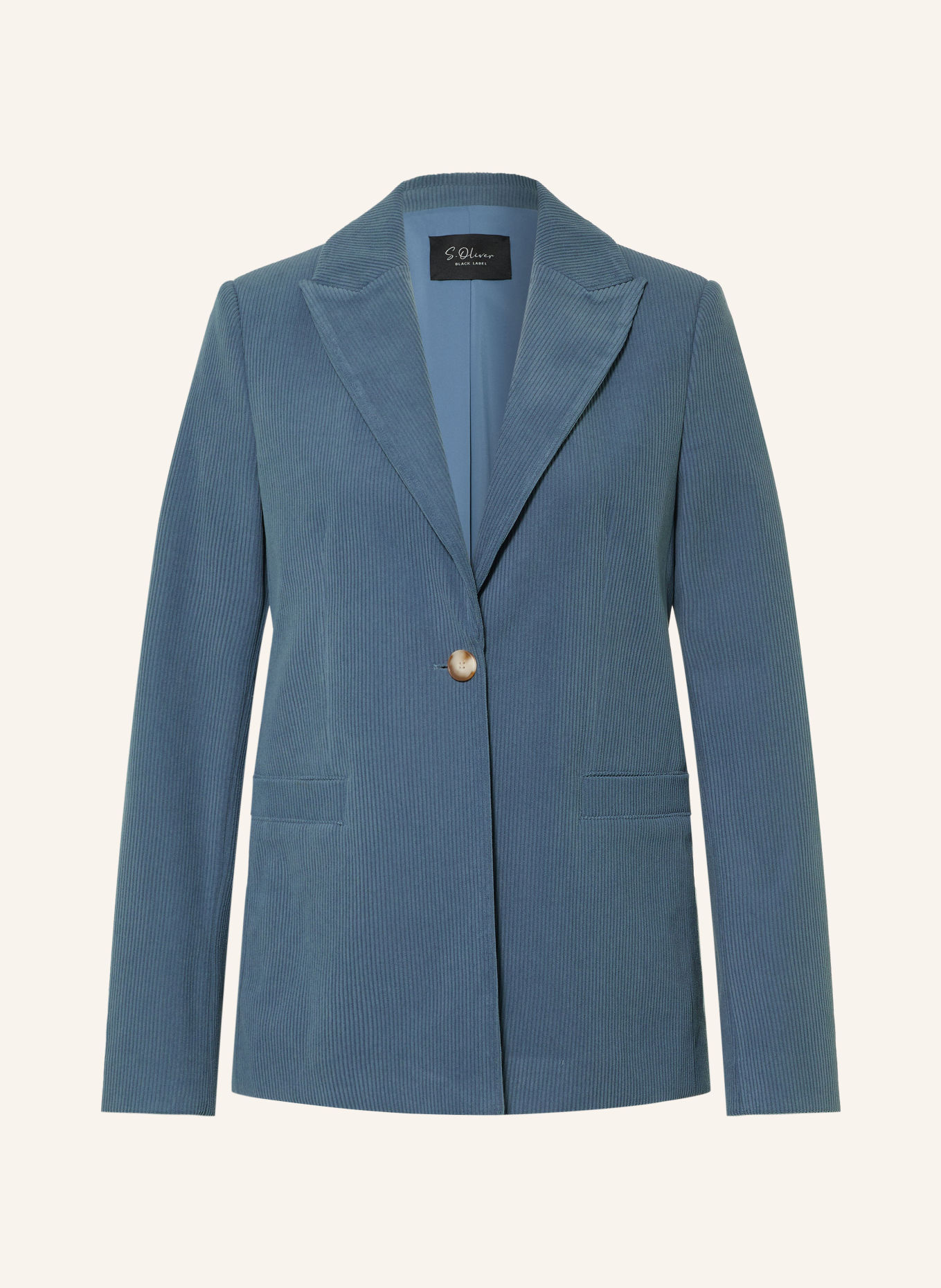 s.Oliver BLACK LABEL Cordblazer: PETROL