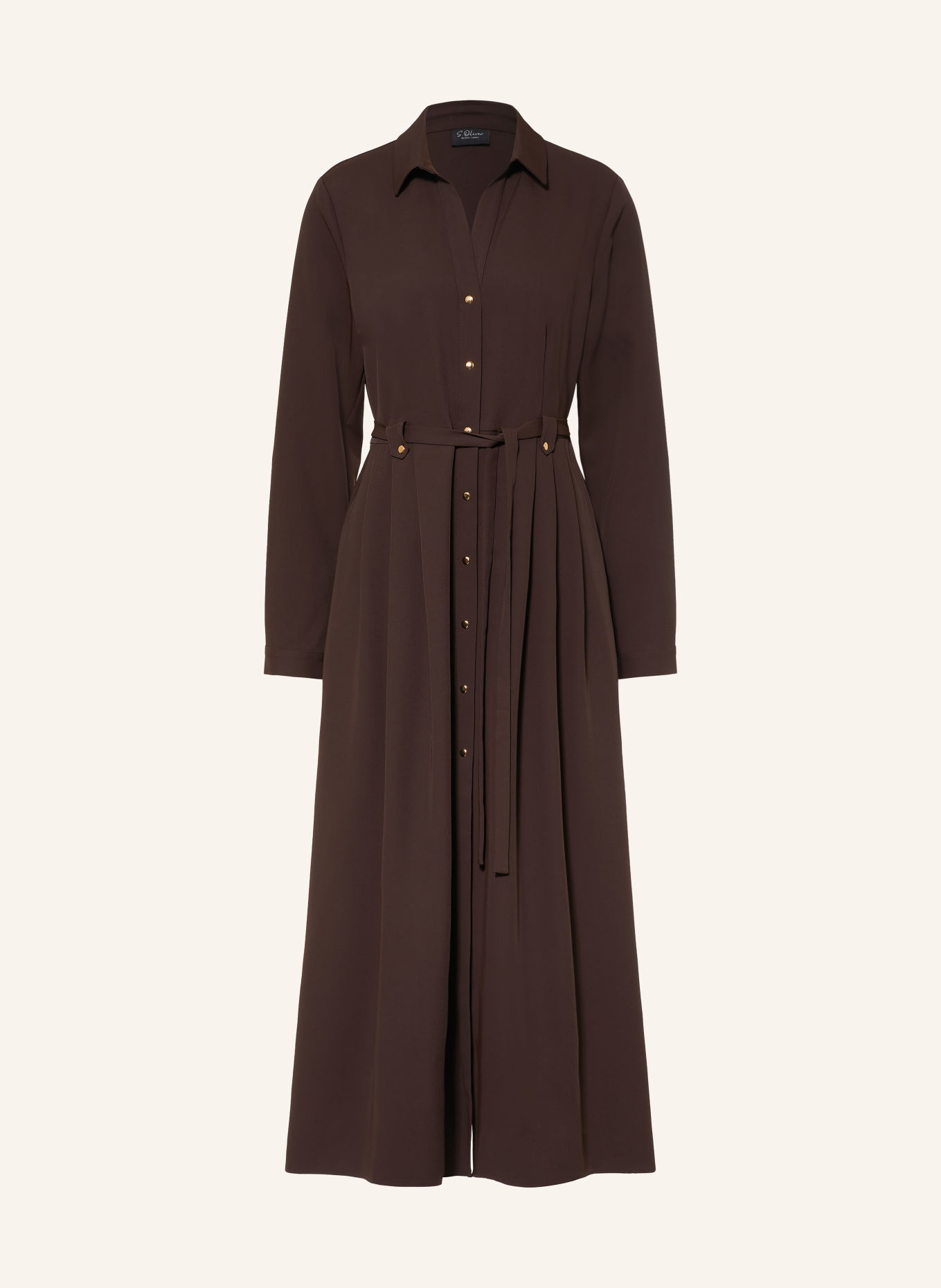 s.Oliver BLACK LABEL Kleid: DUNKELBRAUN