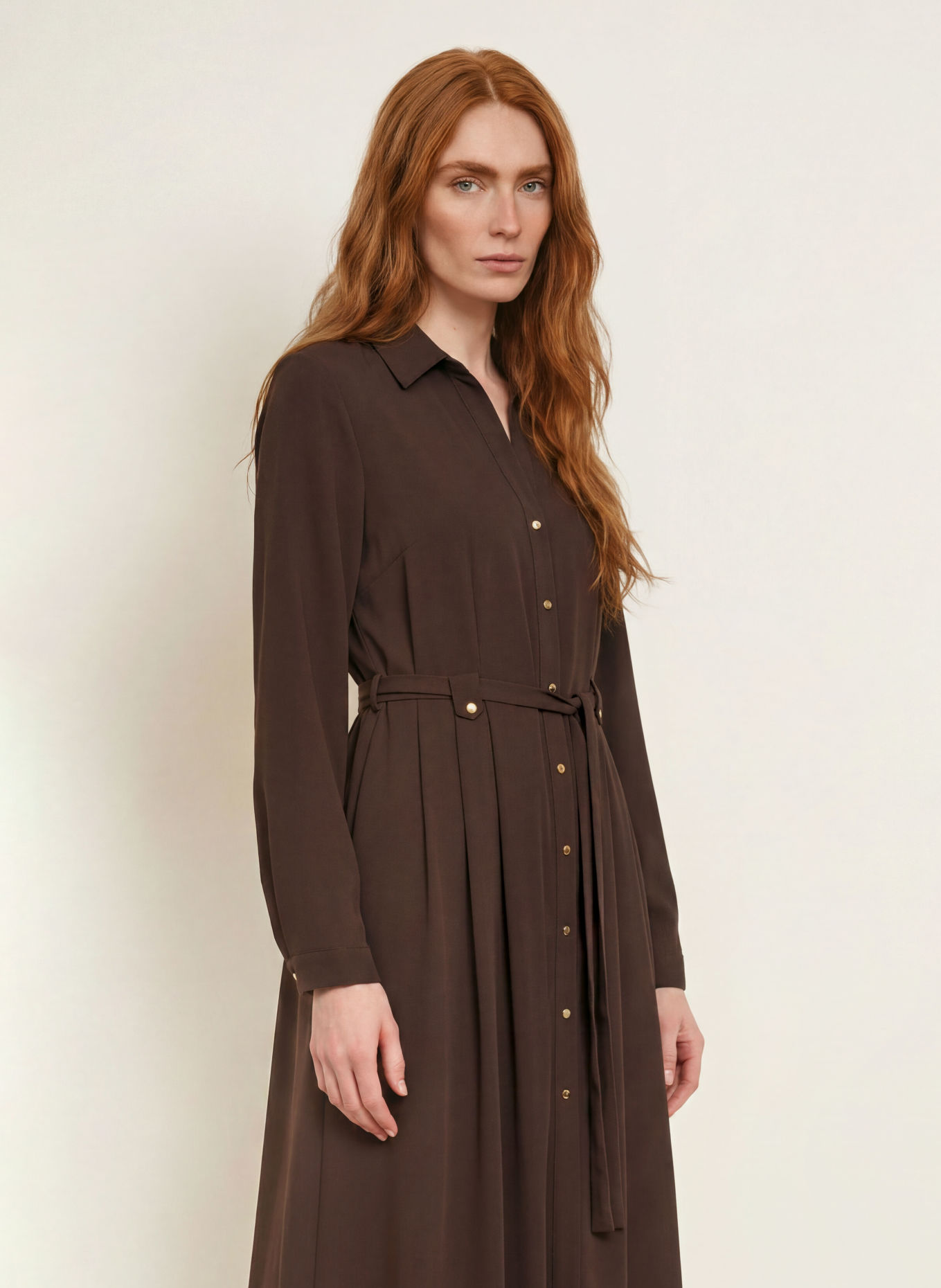 s.Oliver BLACK LABEL Kleid: DUNKELBRAUN