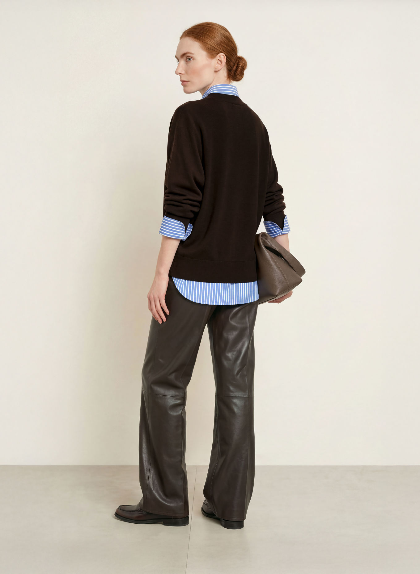 s.Oliver BLACK LABEL Sweater: DARK BROWN