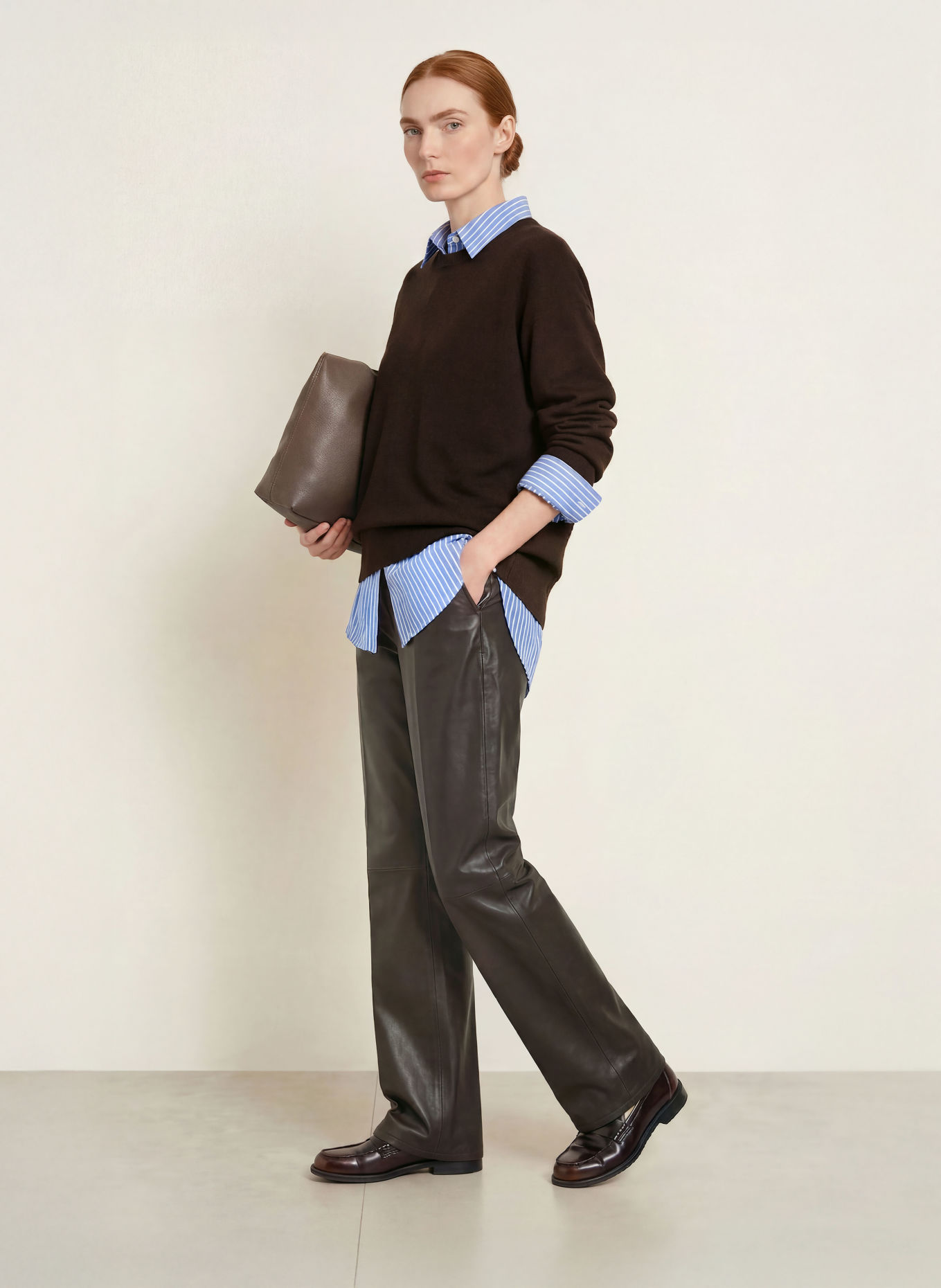 s.Oliver BLACK LABEL Sweater: DARK BROWN