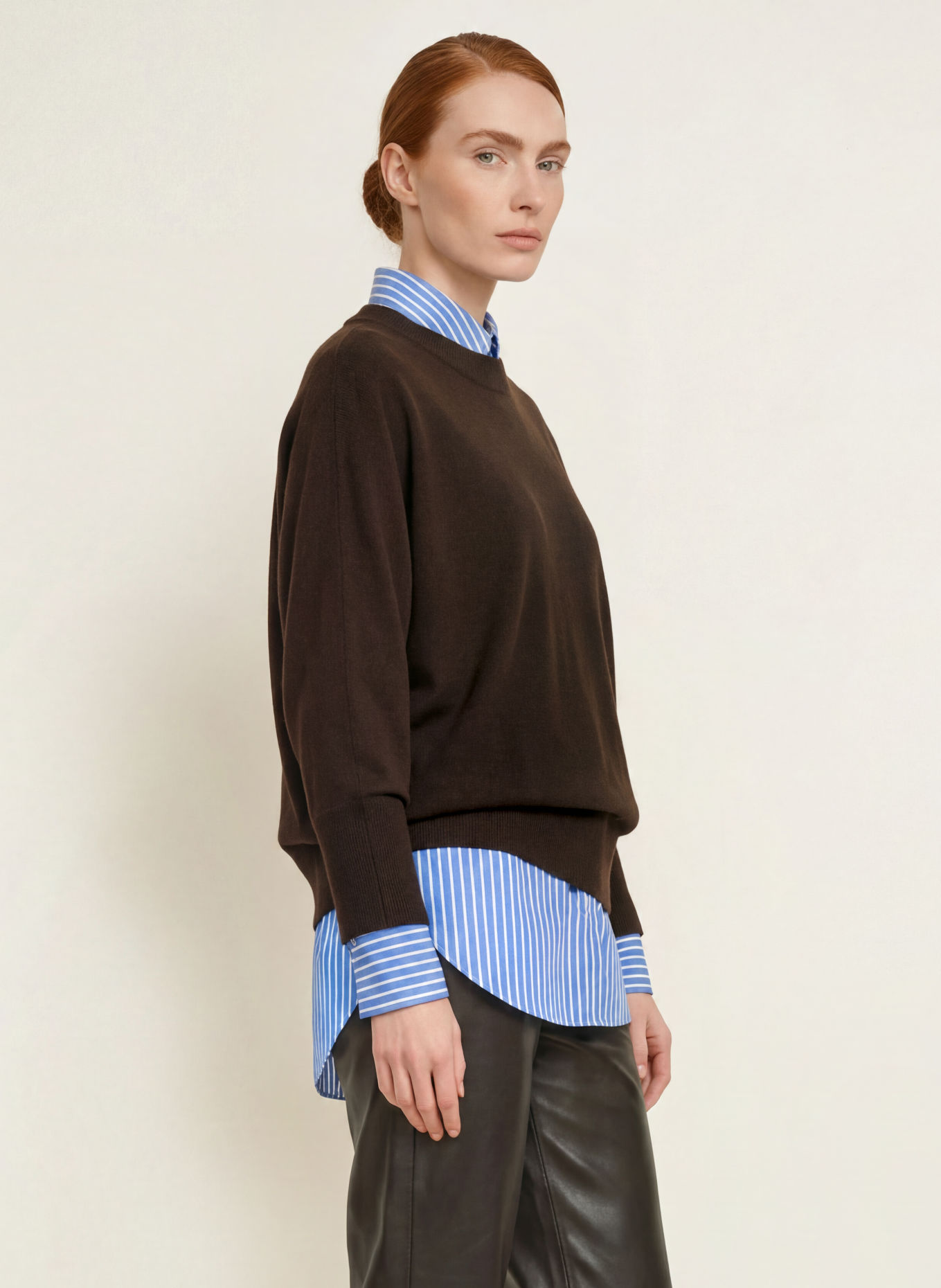 s.Oliver BLACK LABEL Sweater: DARK BROWN