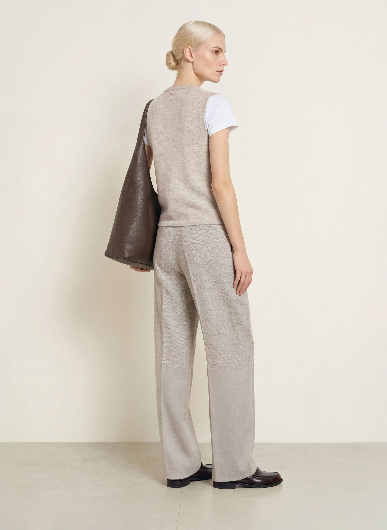 s.Oliver BLACK LABEL Strickweste: BEIGE
