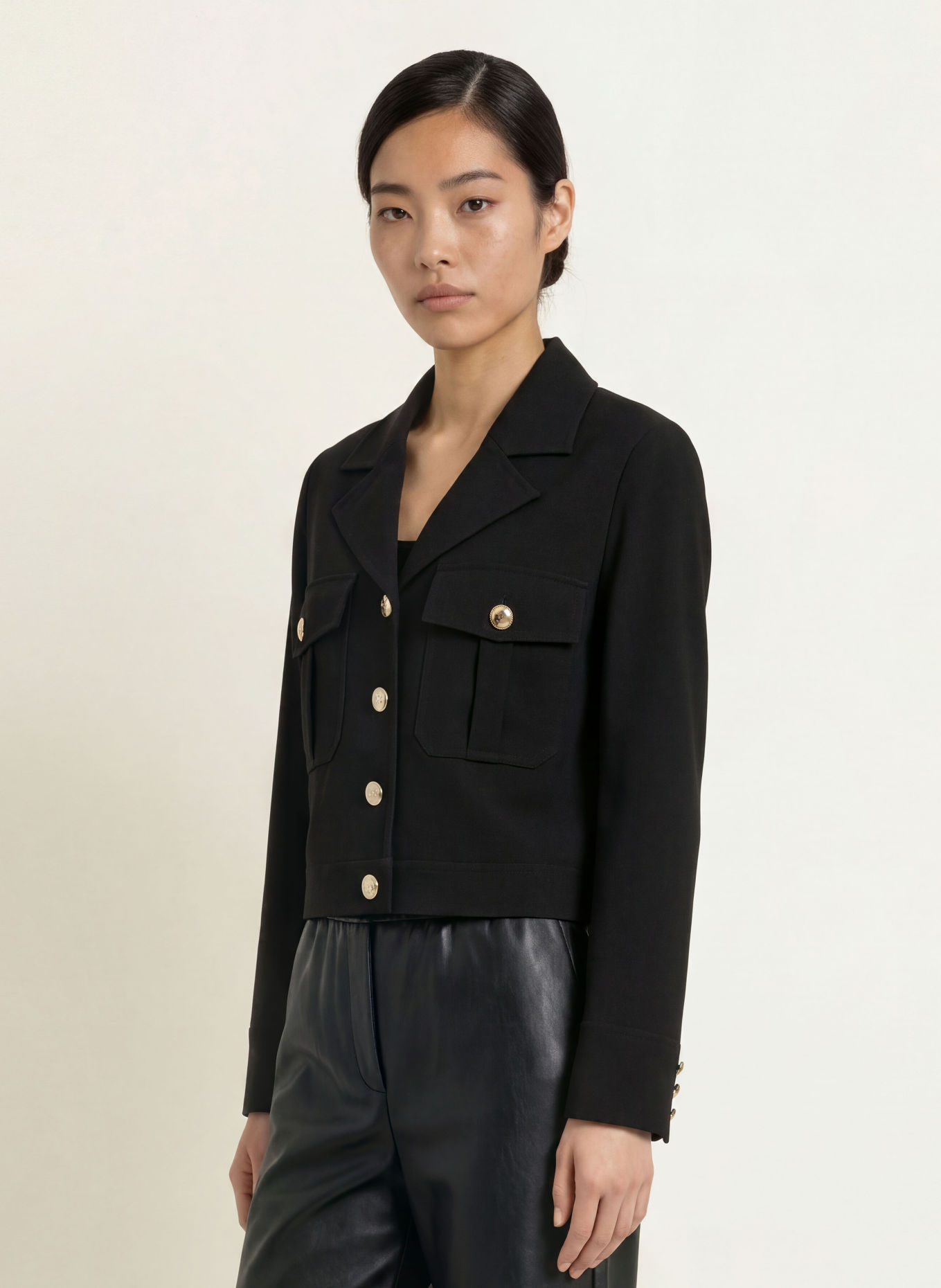 s.Oliver BLACK LABEL Kastenjacke: SCHWARZ