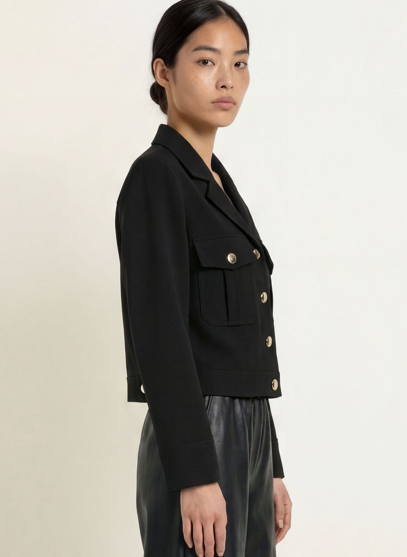 s.Oliver BLACK LABEL Kastenjacke: SCHWARZ