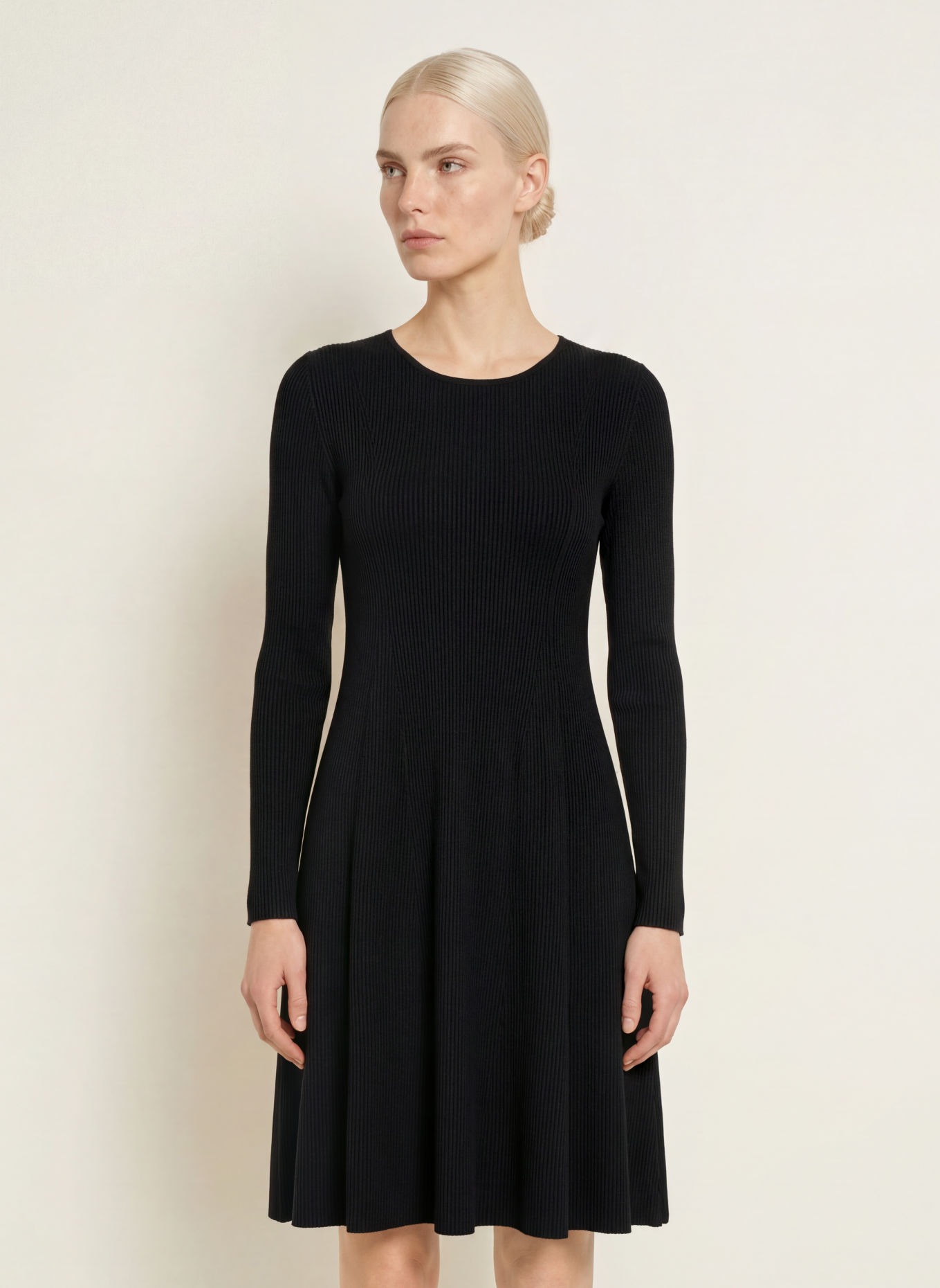 s.Oliver BLACK LABEL Strickkleid: SCHWARZ