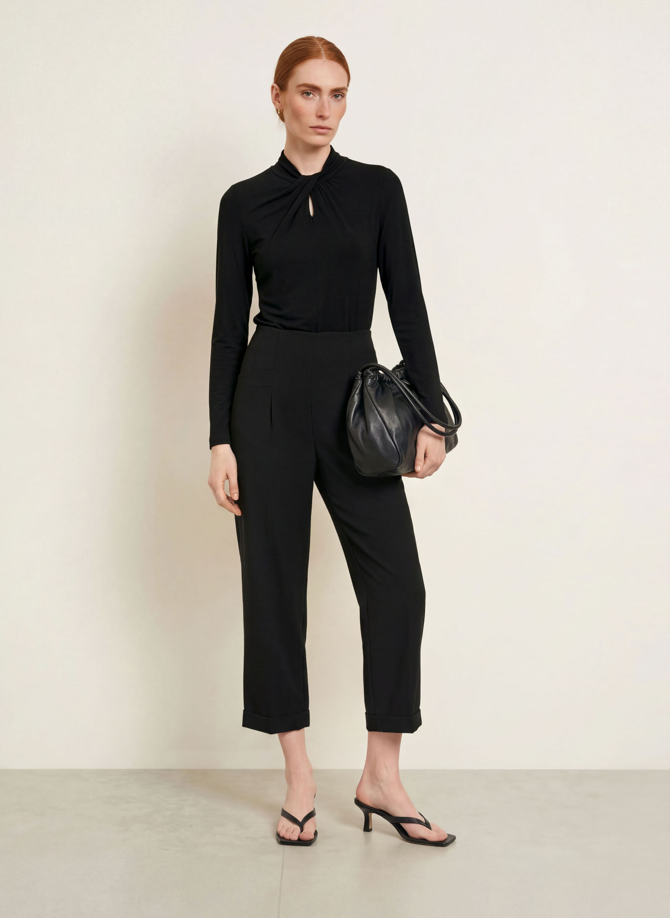 s.Oliver BLACK LABEL Longsleeve: SCHWARZ