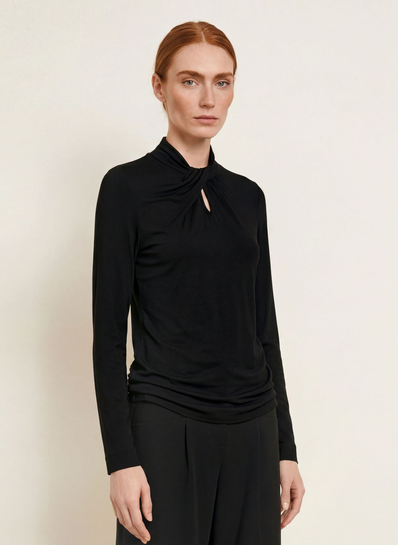 s.Oliver BLACK LABEL Longsleeve: SCHWARZ