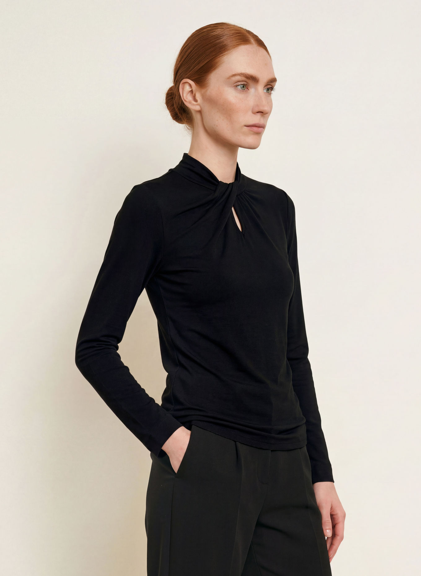 s.Oliver BLACK LABEL Longsleeve: SCHWARZ