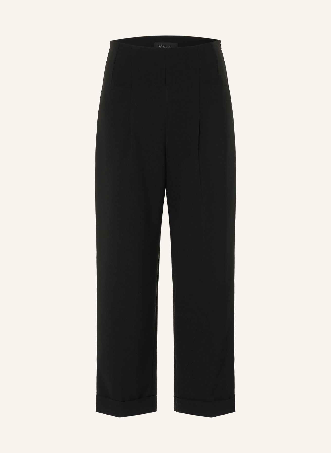 s.Oliver BLACK LABEL 7/8-bukser: SORT