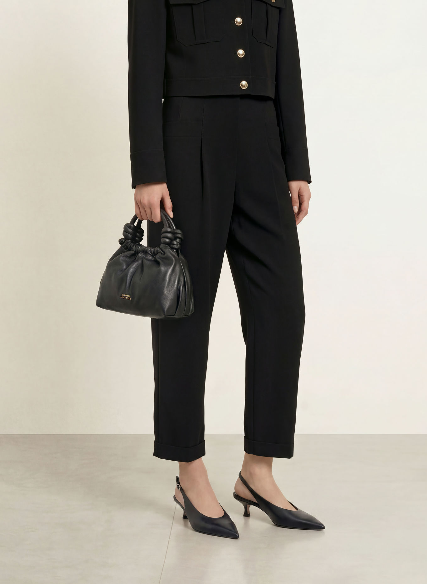 s.Oliver BLACK LABEL 7/8-bukser: SORT