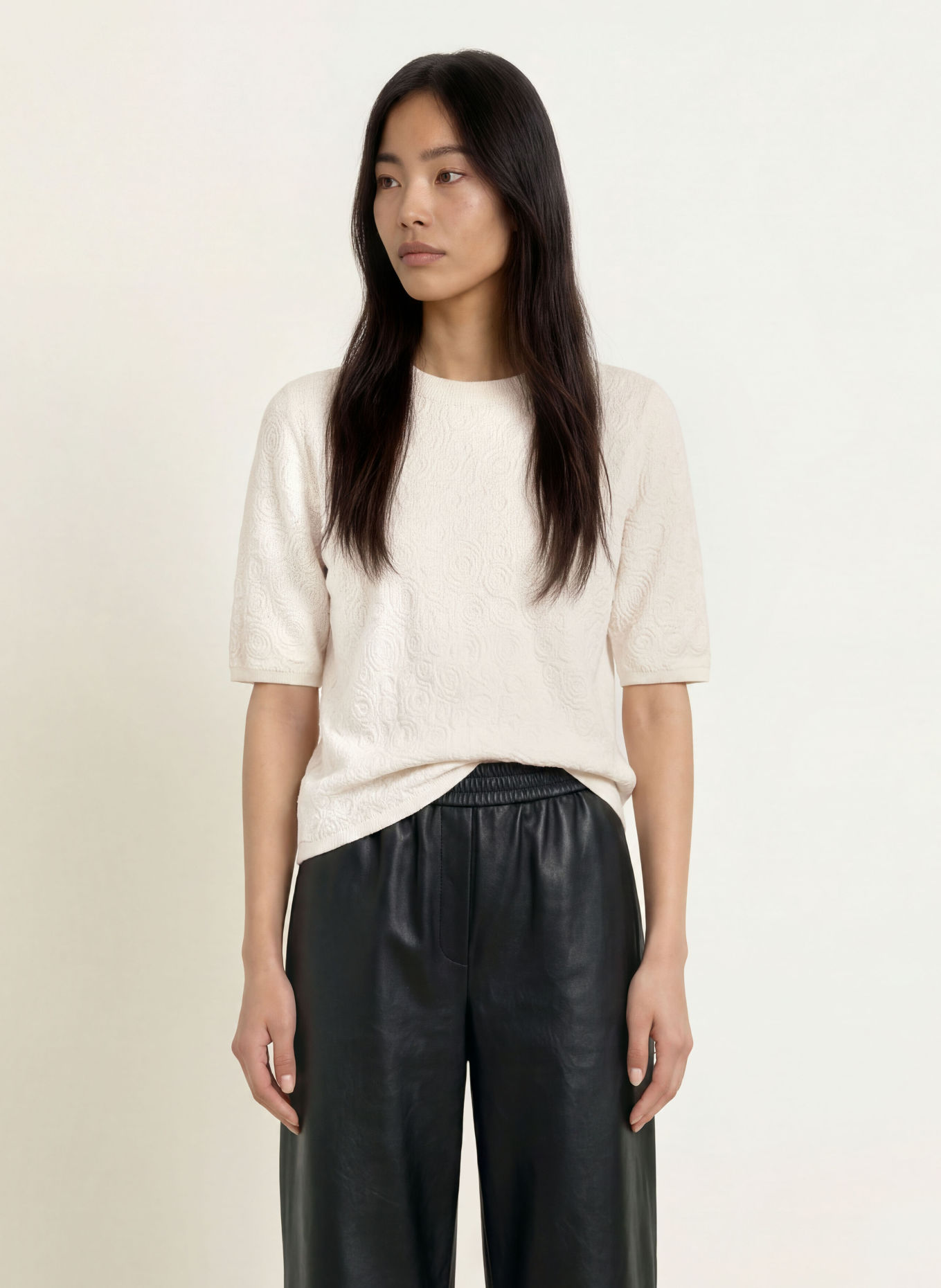 s.Oliver BLACK LABEL Knit shirt: CREAM