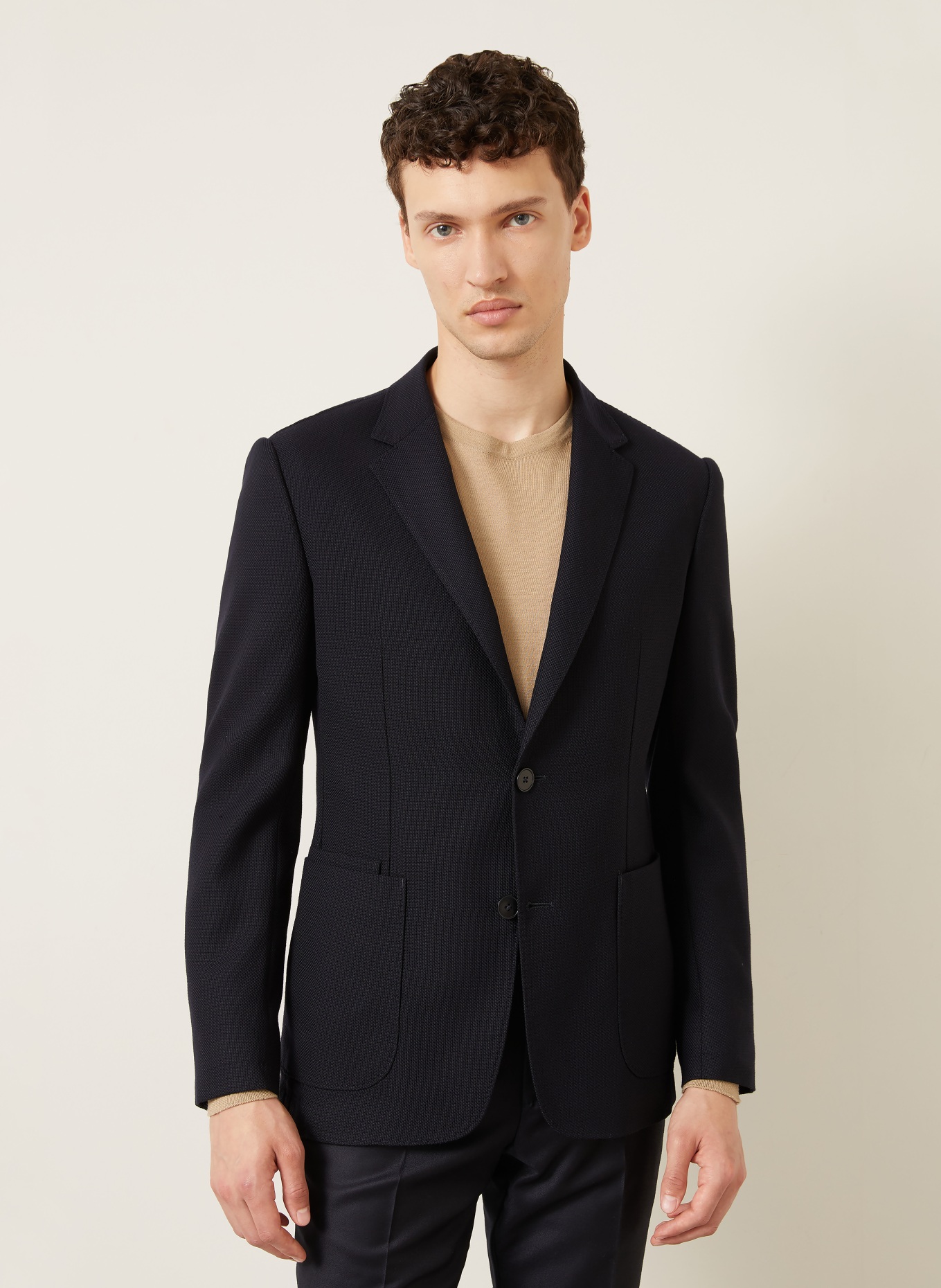 ZEGNA Jacka DROP 7 Extra Slim Fit: MÖRKBLÅ