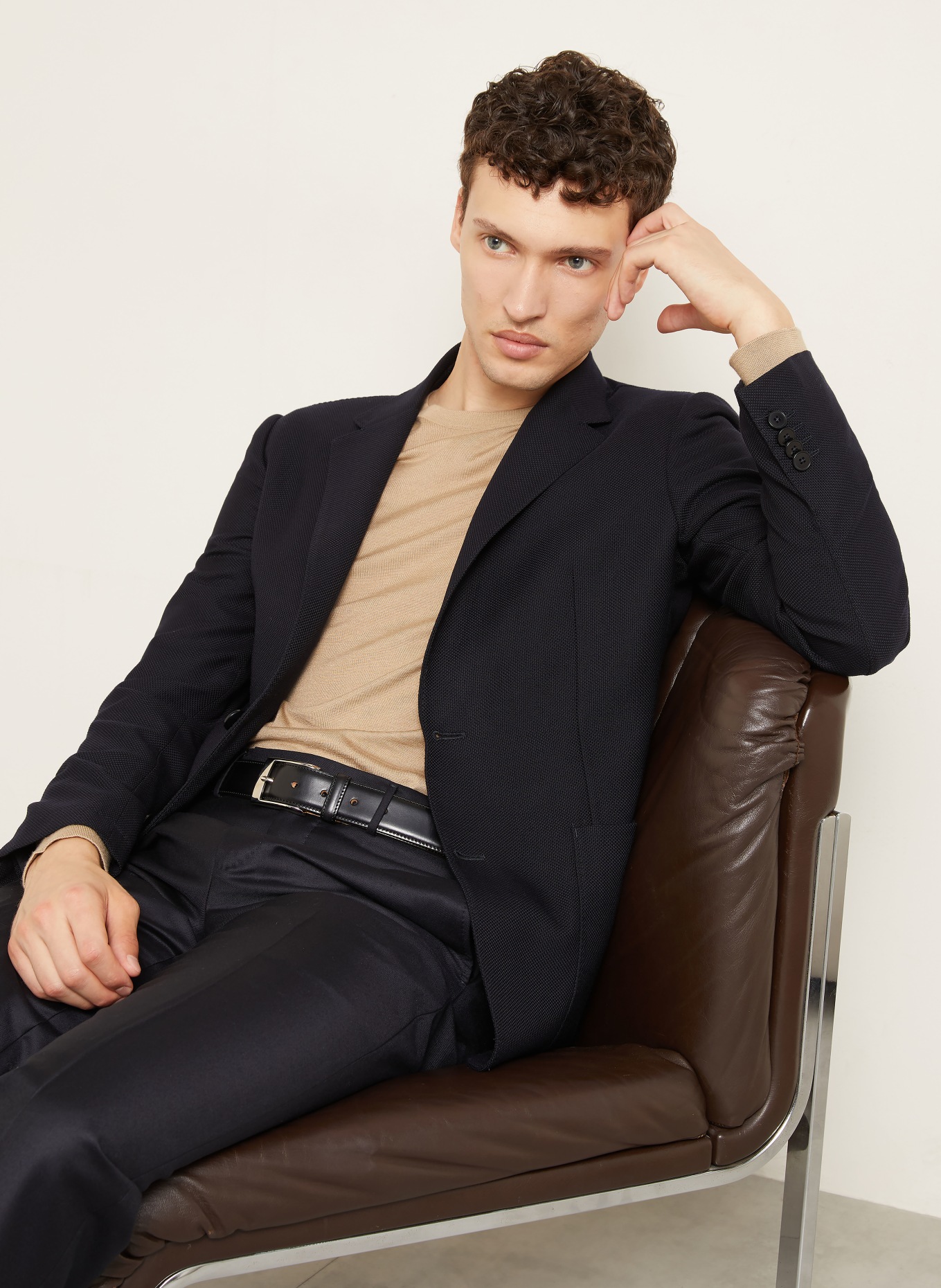 ZEGNA Jacka DROP 7 Extra Slim Fit: MÖRKBLÅ