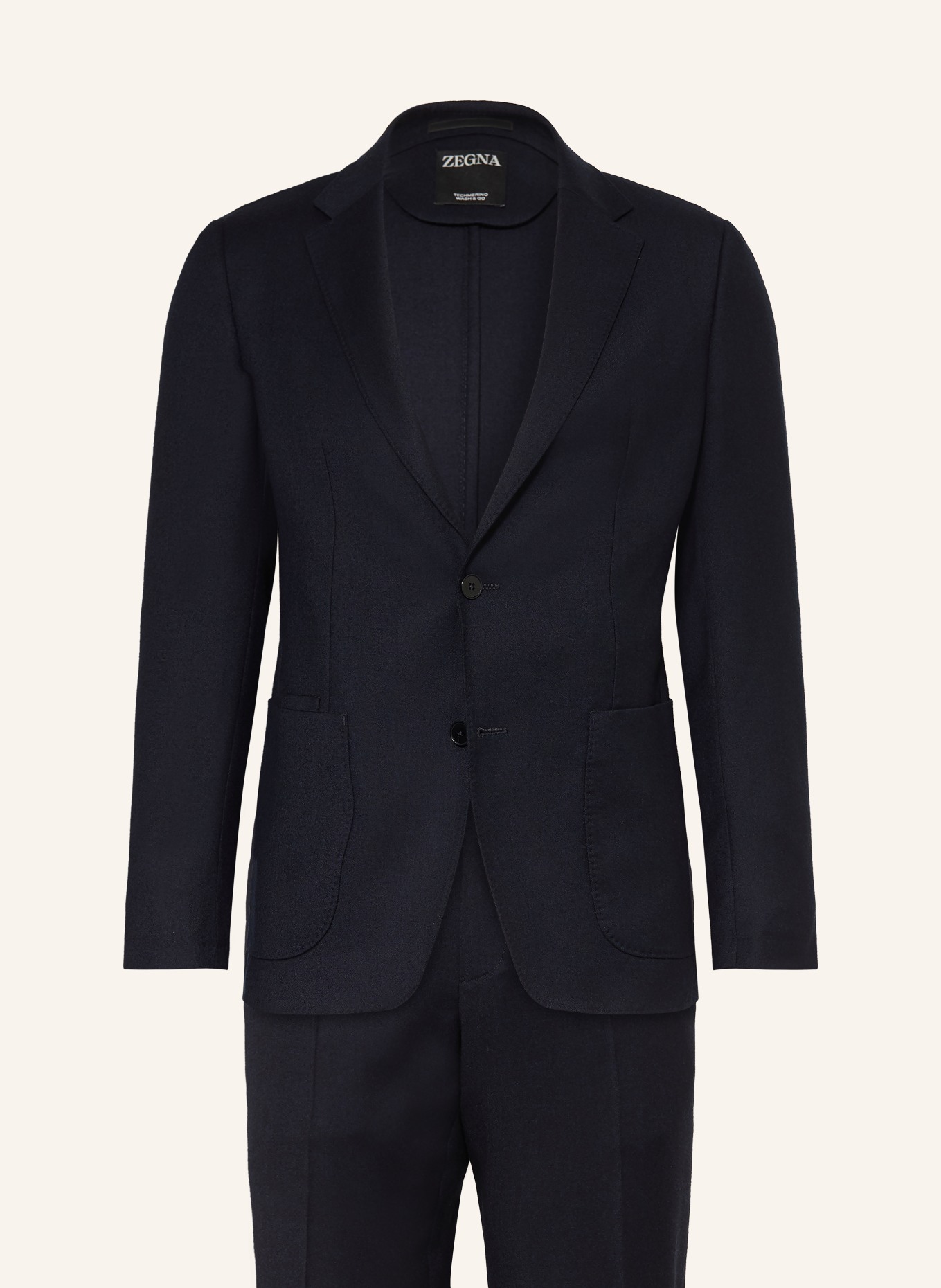 ZEGNA Kostym DROP 8 Extra Slim Fit: MÖRKBLÅ