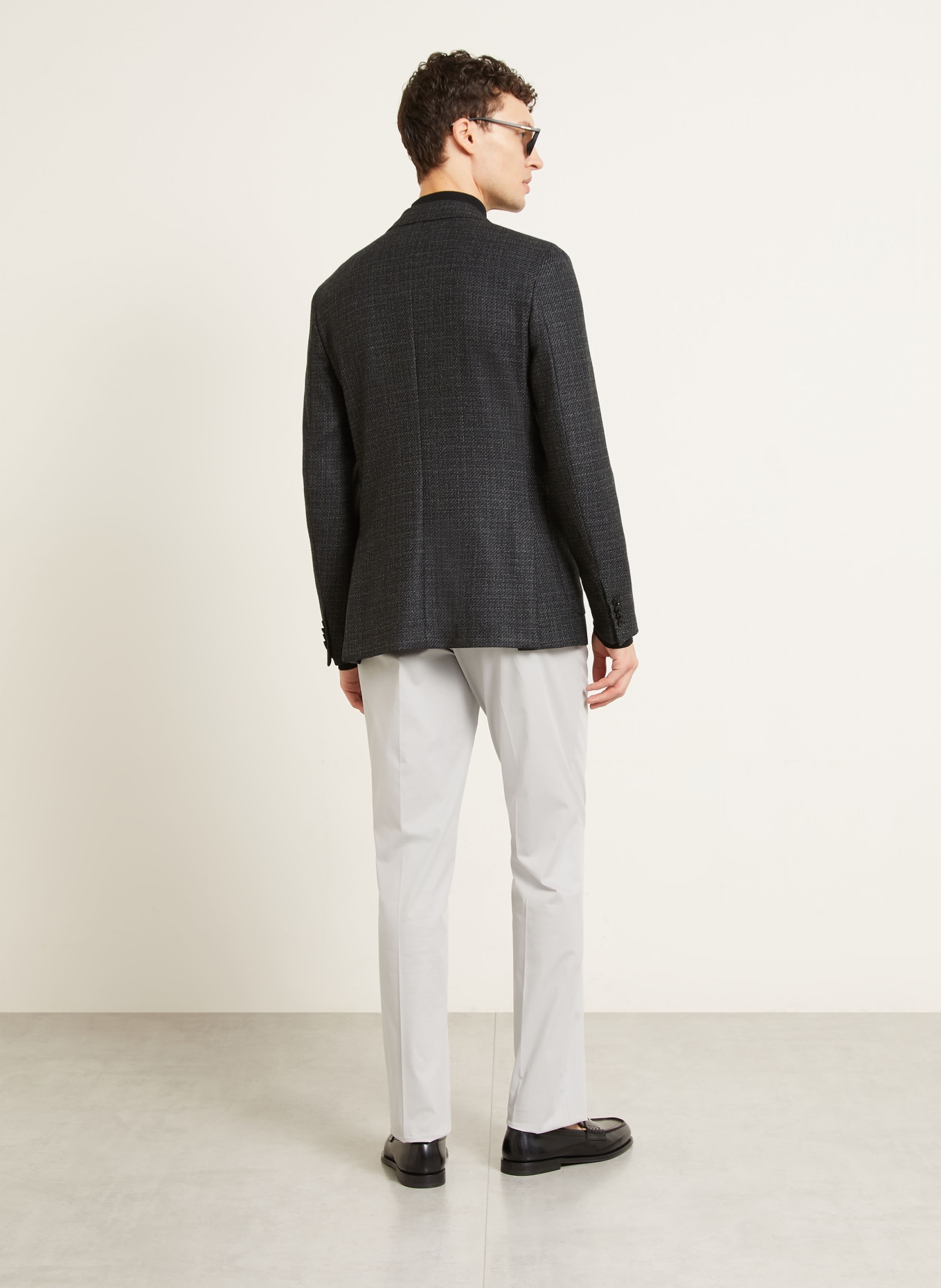 ZEGNA Jacka DROP 7 Extra Slim Fit: MÖRKGRÅ / LJUSGRÅ / GRÅ