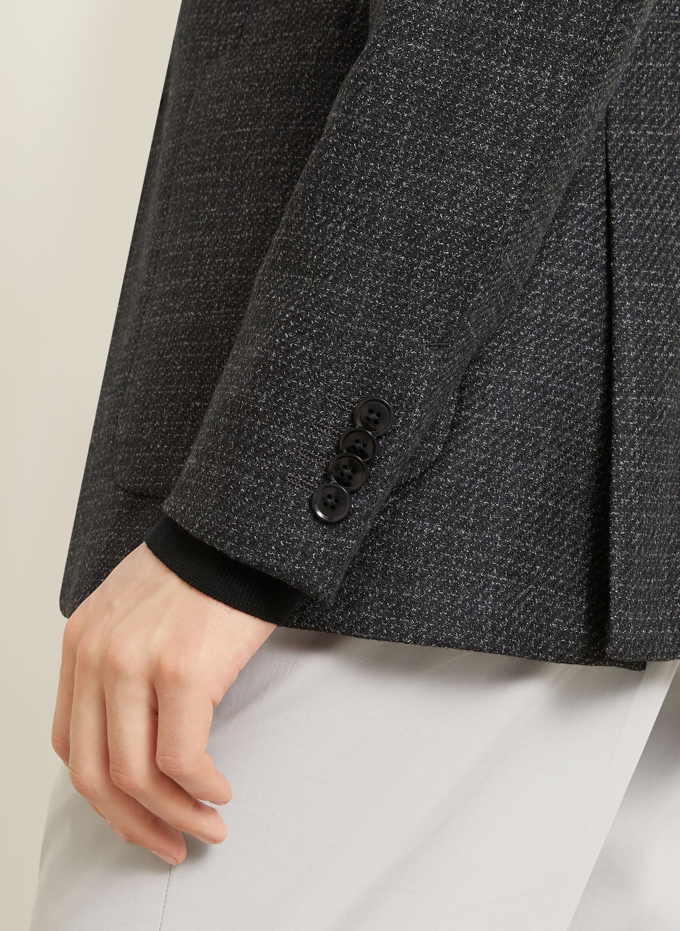 ZEGNA Jacka DROP 7 Extra Slim Fit: MÖRKGRÅ / LJUSGRÅ / GRÅ