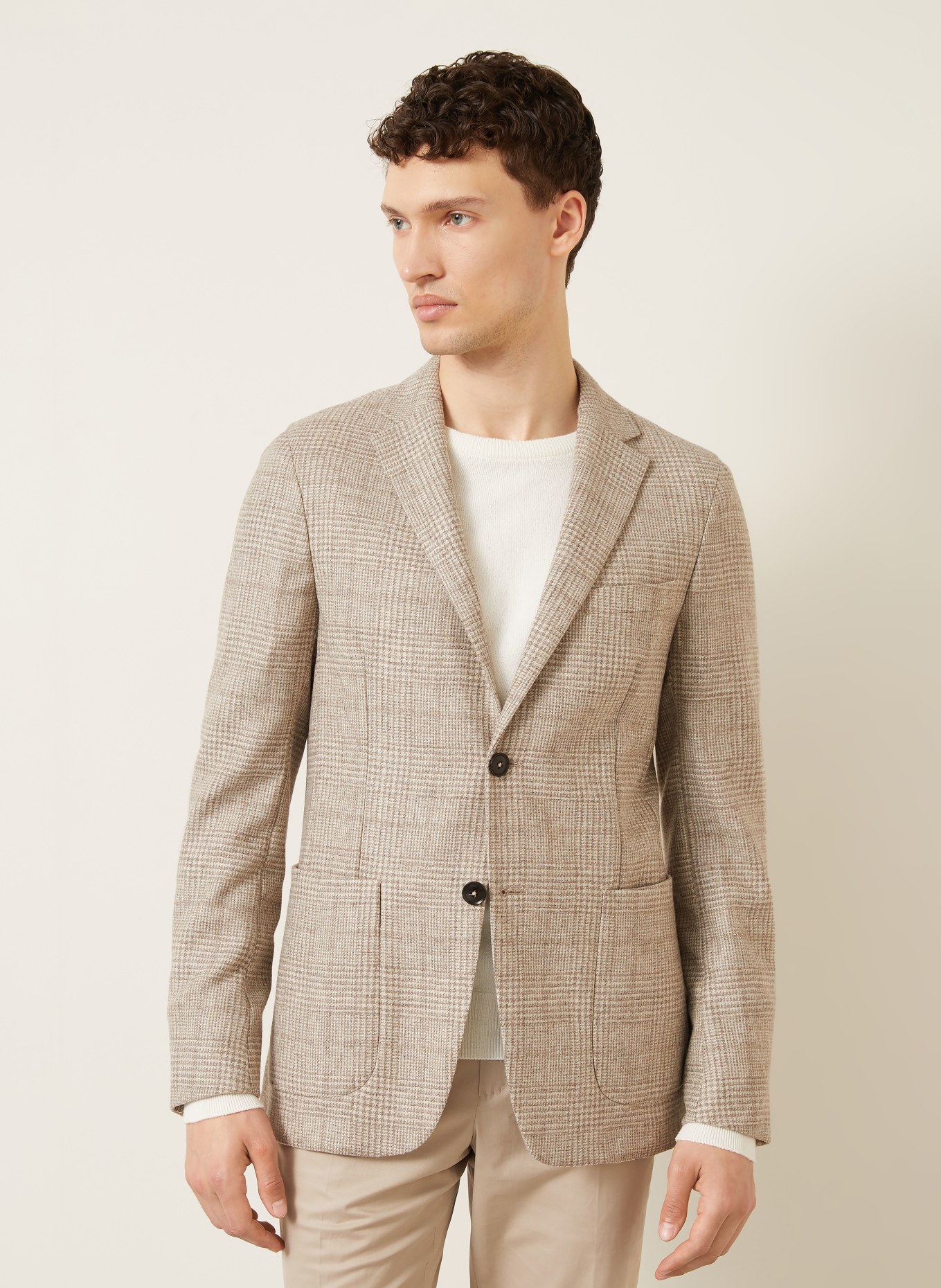 ZEGNA Jacka Extra Slim Fit: BEIGE