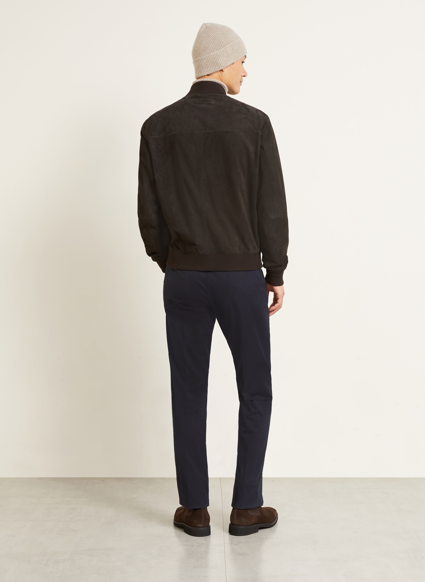 ZEGNA Bukser PREMIUM COTTON Regular Fit: MØRKEBLÅ