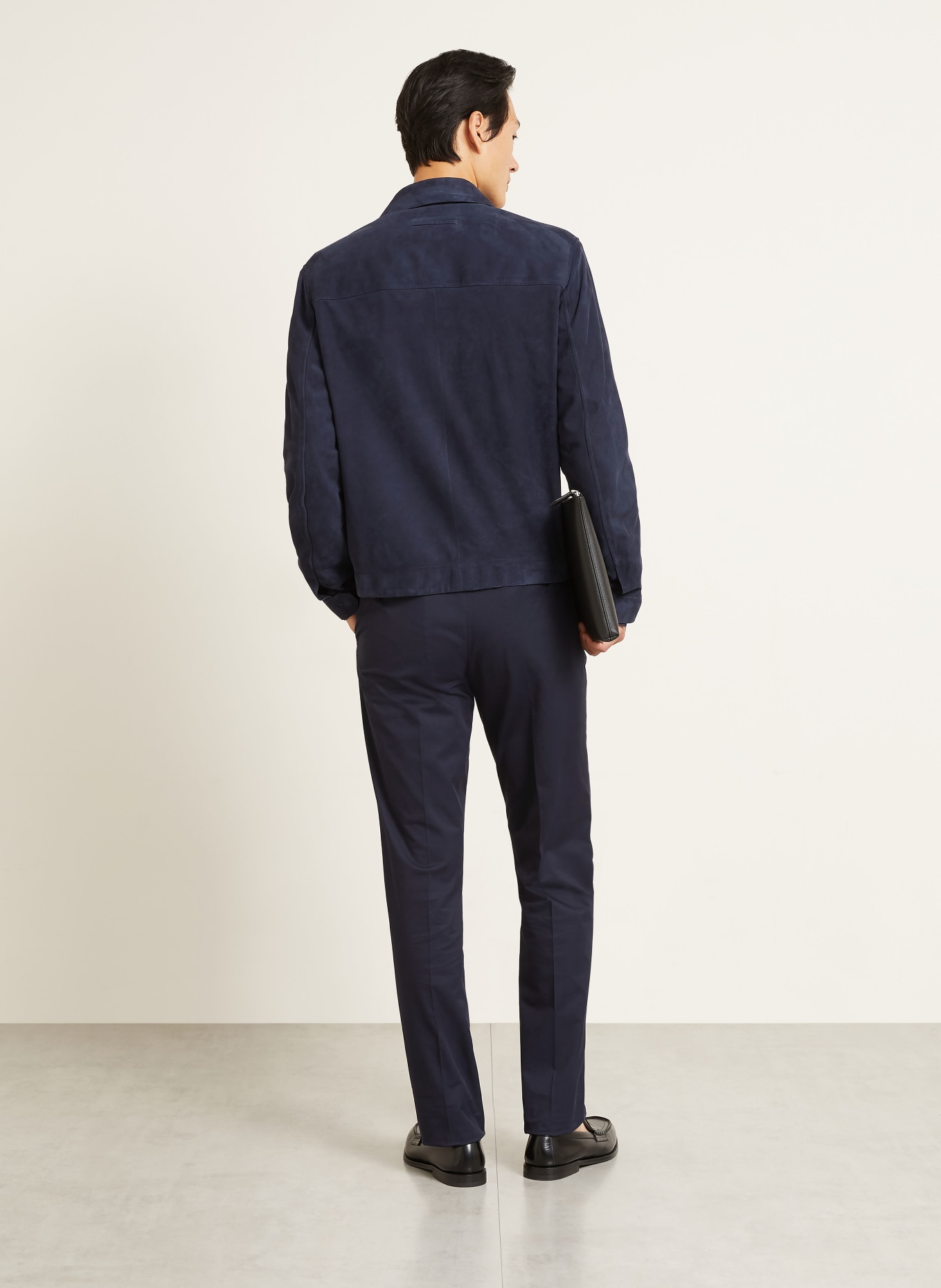 ZEGNA Bukser CASHCO Regular Fit: MØRKEBLÅ