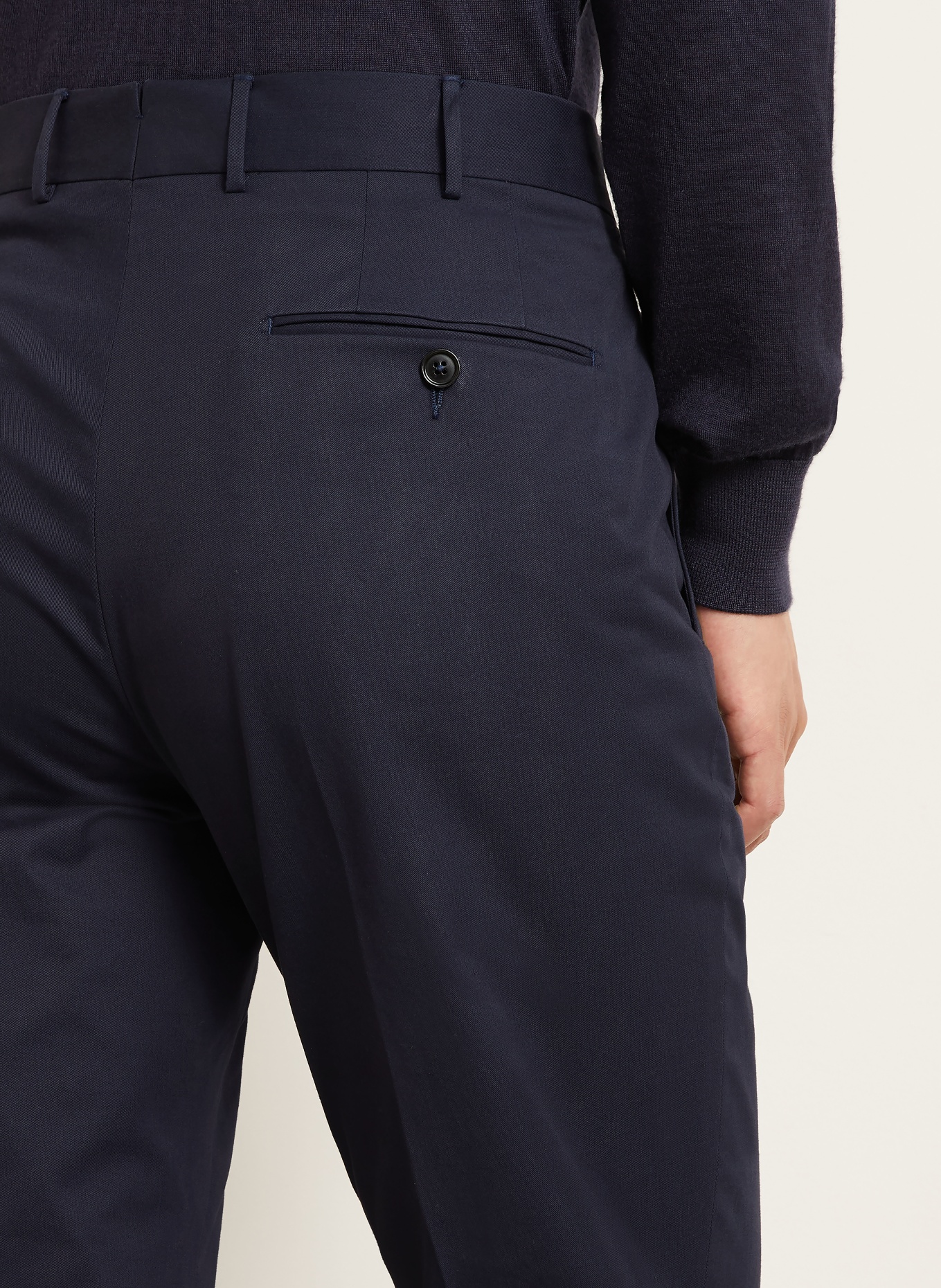 ZEGNA Bukser CASHCO Regular Fit: MØRKEBLÅ